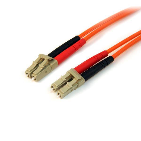 Rca Informatique - Image du produit : CABLE PATCH A FIBRE OPTIQUE DUPLEX 50/125 10M LC - LC