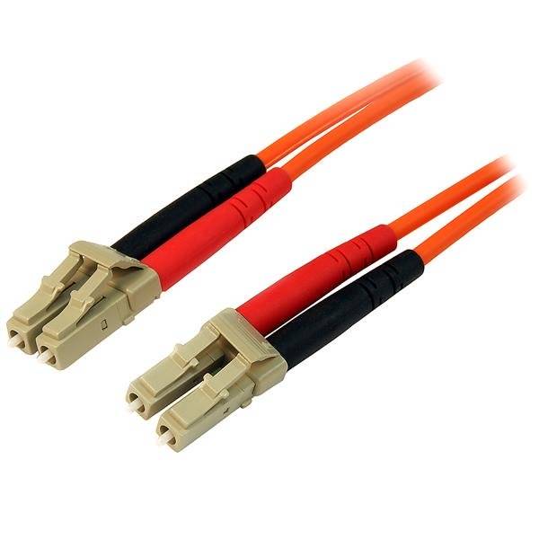 Rca Informatique - image du produit : CABLE PATCH A FIBRE OPTIQUE DUPLEX 50/125 2M LC - LC