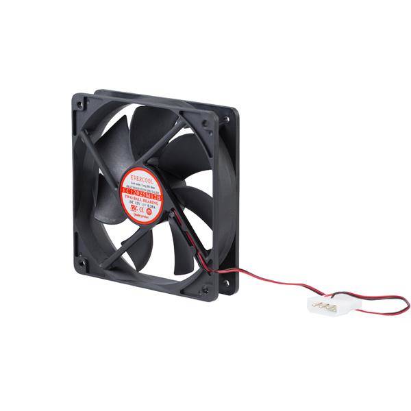 Rca Informatique - image du produit : VENTILATEUR PC AVEC ROULEMENT A BILLE - 120 MM