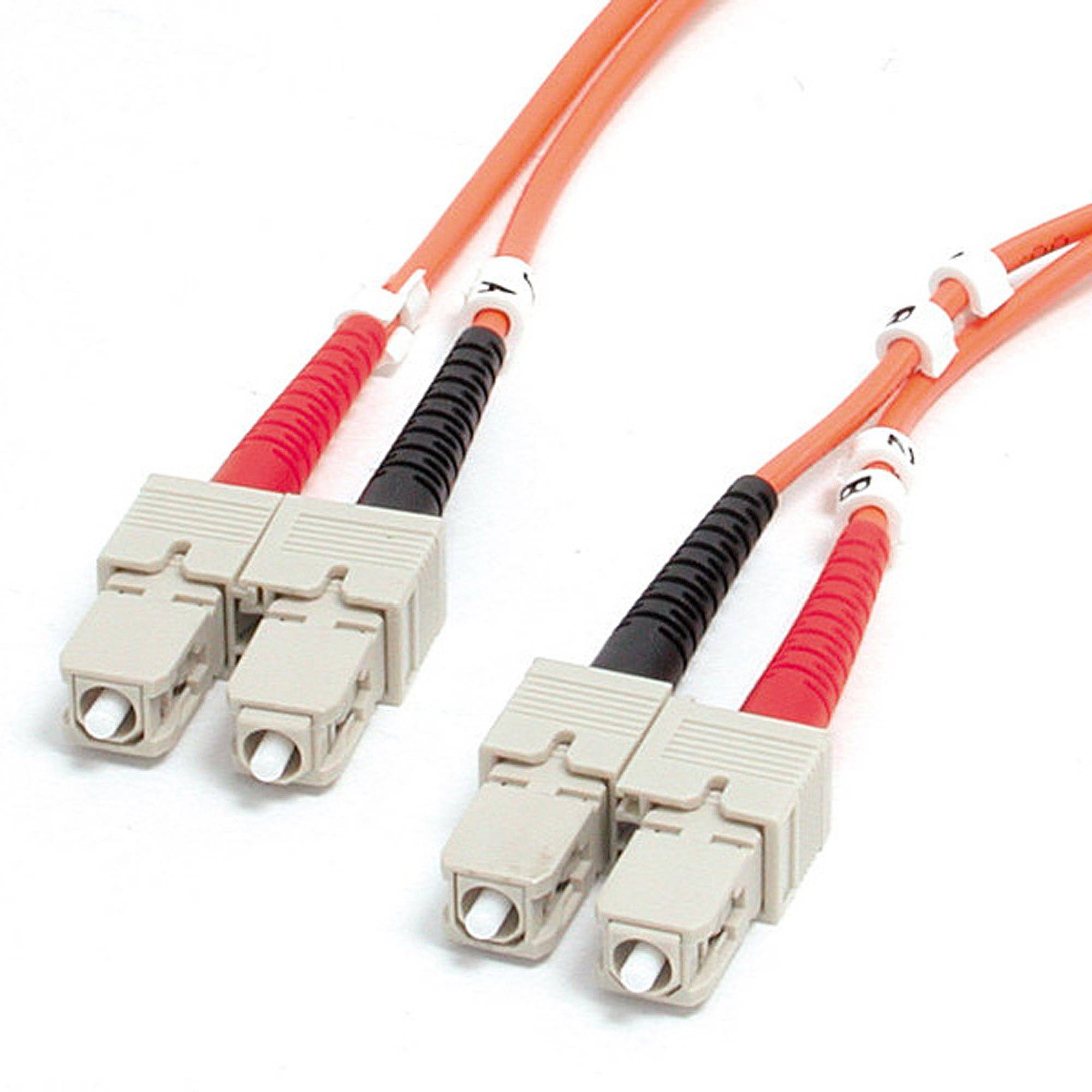 Rca Informatique - Image du produit : 2M SC-SC FIBER OPTICMULTIMODE DUPLEX PATCH CABLE