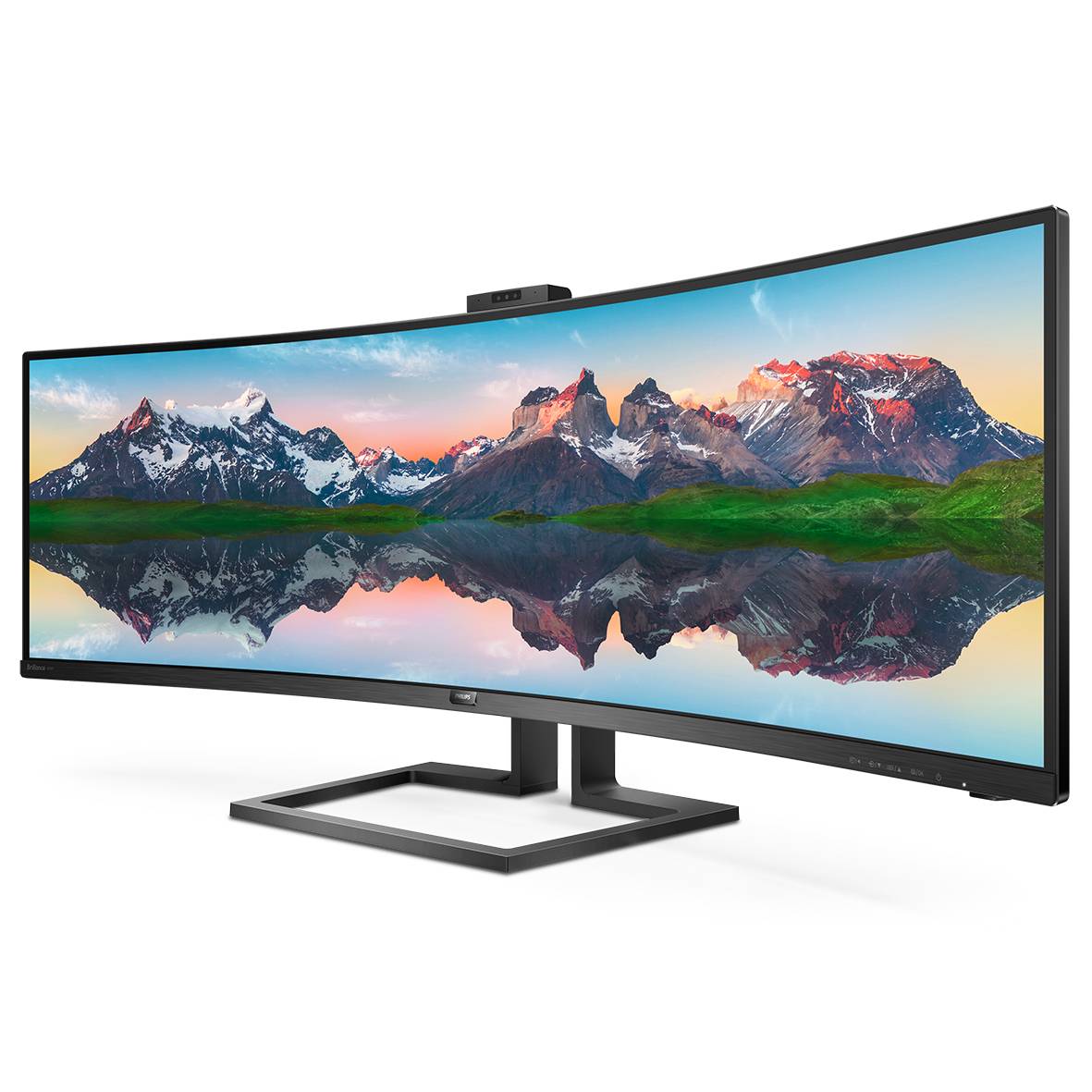 Rca Informatique - image du produit : 499P9H/00 48.8IN CURV VA 5K 450CD/2HDMI/DP/USB-C/4USB/HAS