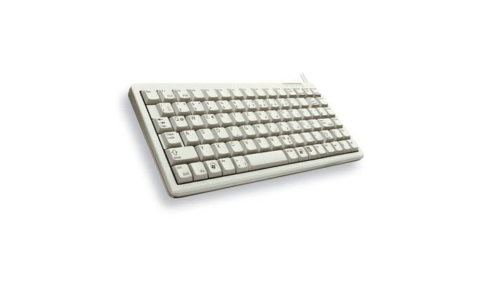 Rca Informatique - image du produit : CHERRY G84-4100 COMPACT KEYBOARD FRENCH LAYOUT WHITE