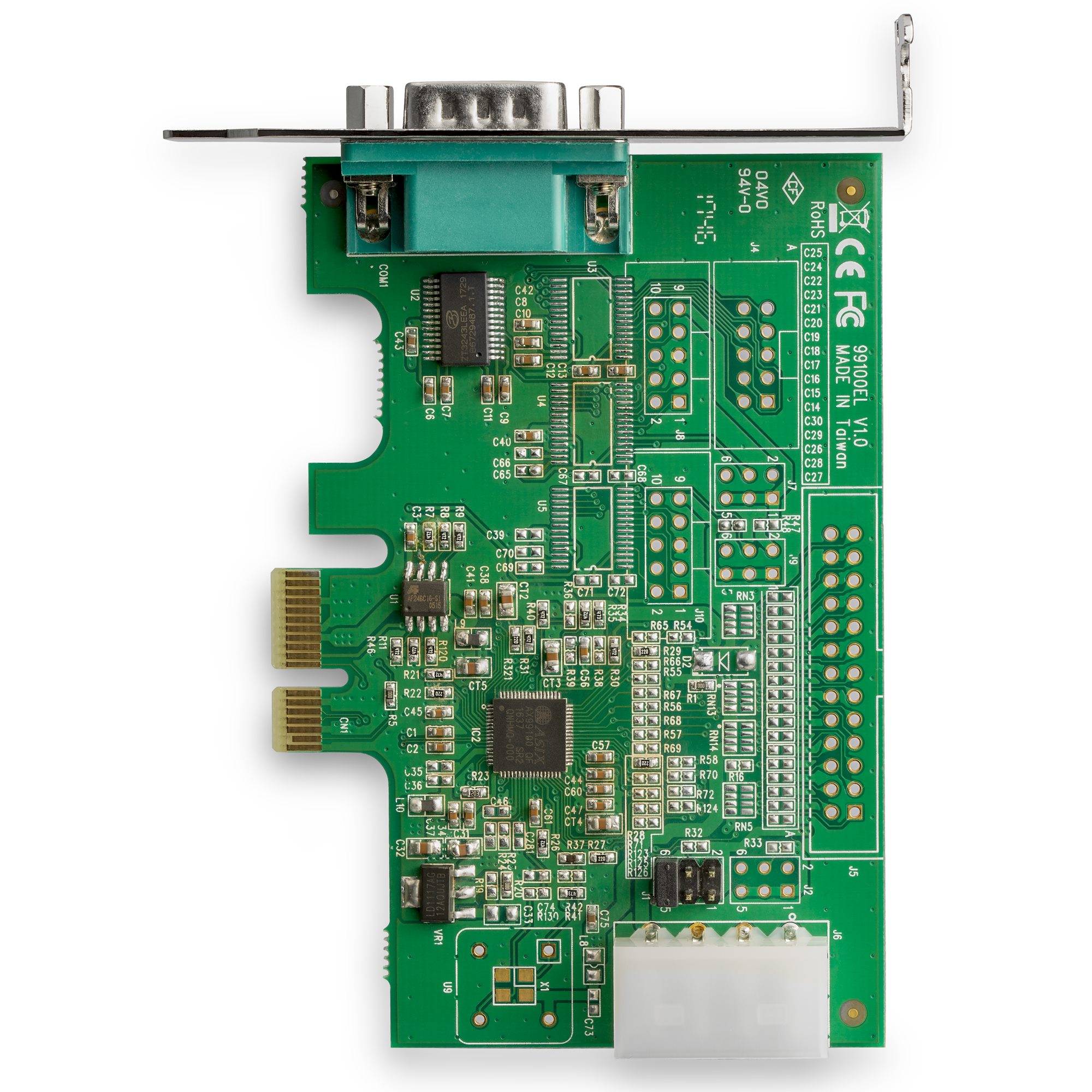 Rca Informatique - image du produit : 1PORT RS232 SERIAL PORT PCI EXPRESS CARD - 16950 UART