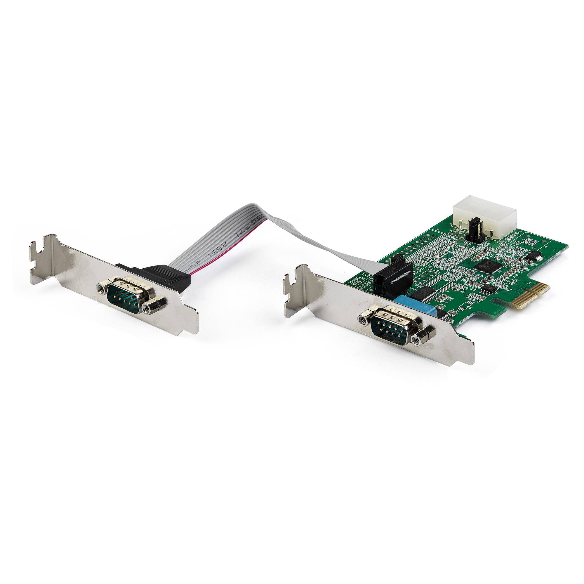 Rca Informatique - Image du produit : 2PORT RS232 SERIAL PORT PCI EXPRESS CARD - 16950 UART