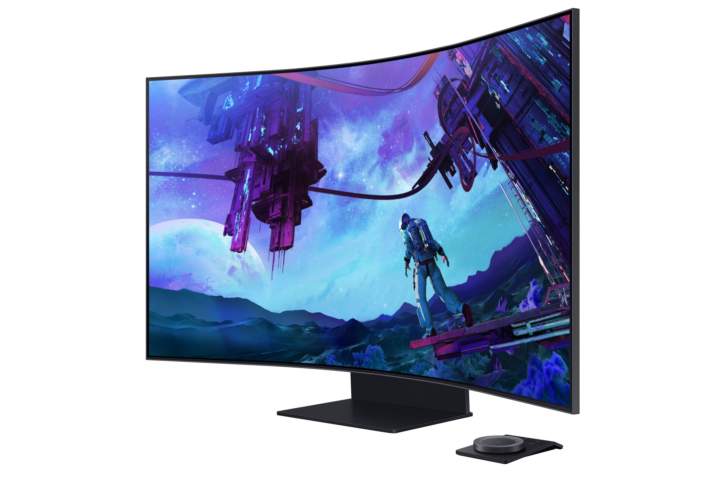 Rca Informatique - image du produit : SAMSUNG ODYSSEY ARK G970NU 55IN 16:9 CURVED (1000R) MINILED (105