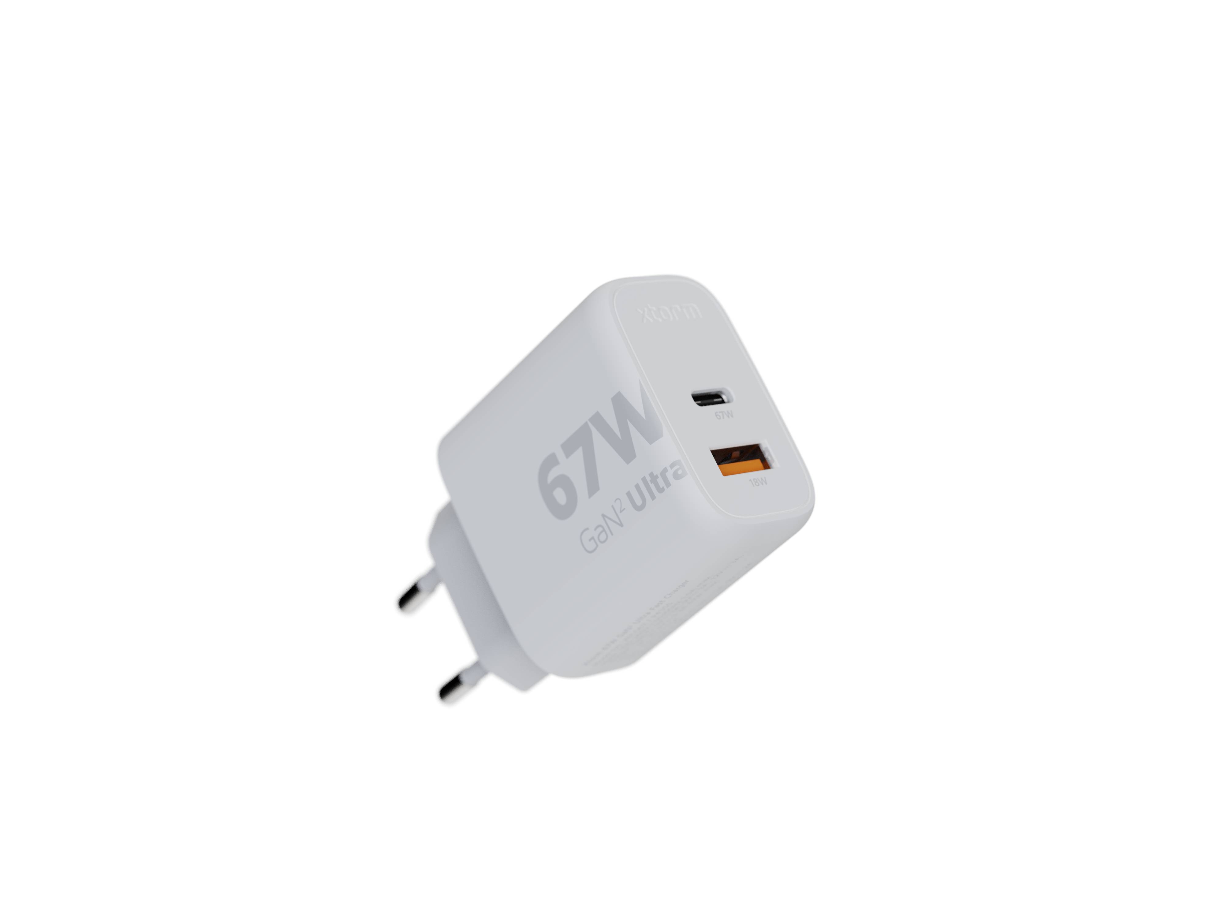 Rca Informatique - image du produit : WALL CHARGER GAN2 67W XTORM - WHITE