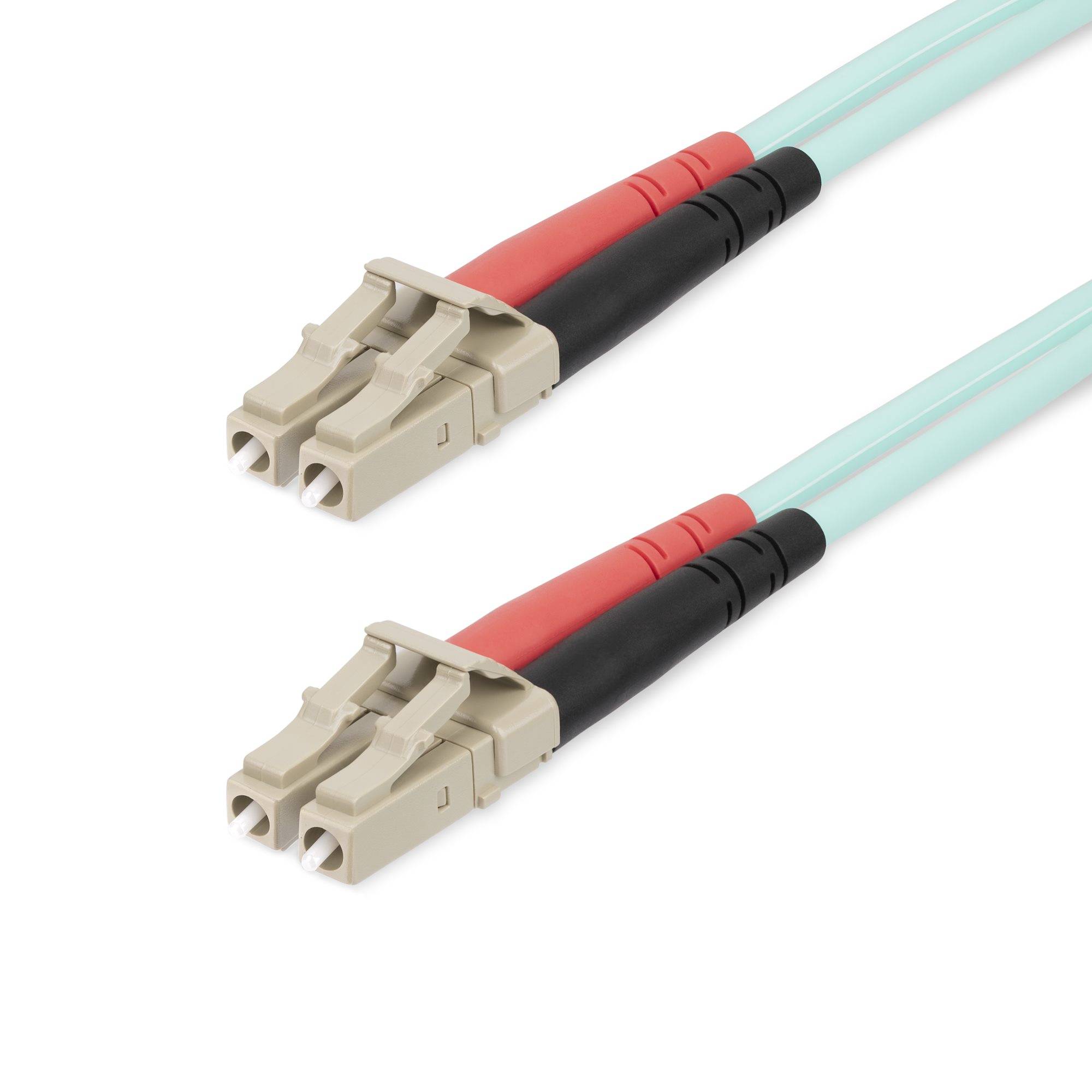 Rca Informatique - Image du produit : 25M OM4 FIBER OPTIC PATCH CORD AQUA - LC/LC - 50/125 - 40/100GB