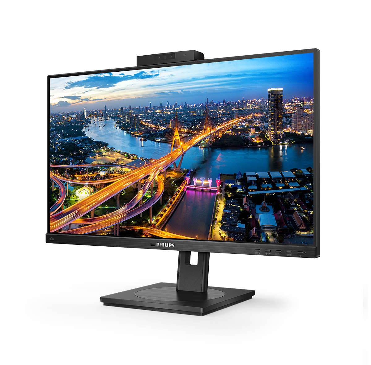 Rca Informatique - image du produit : 243B1JH/00 23.8IN IPS FHD 300CD 4MS/HDMI/DP/USB-C/4USB-A/HAS