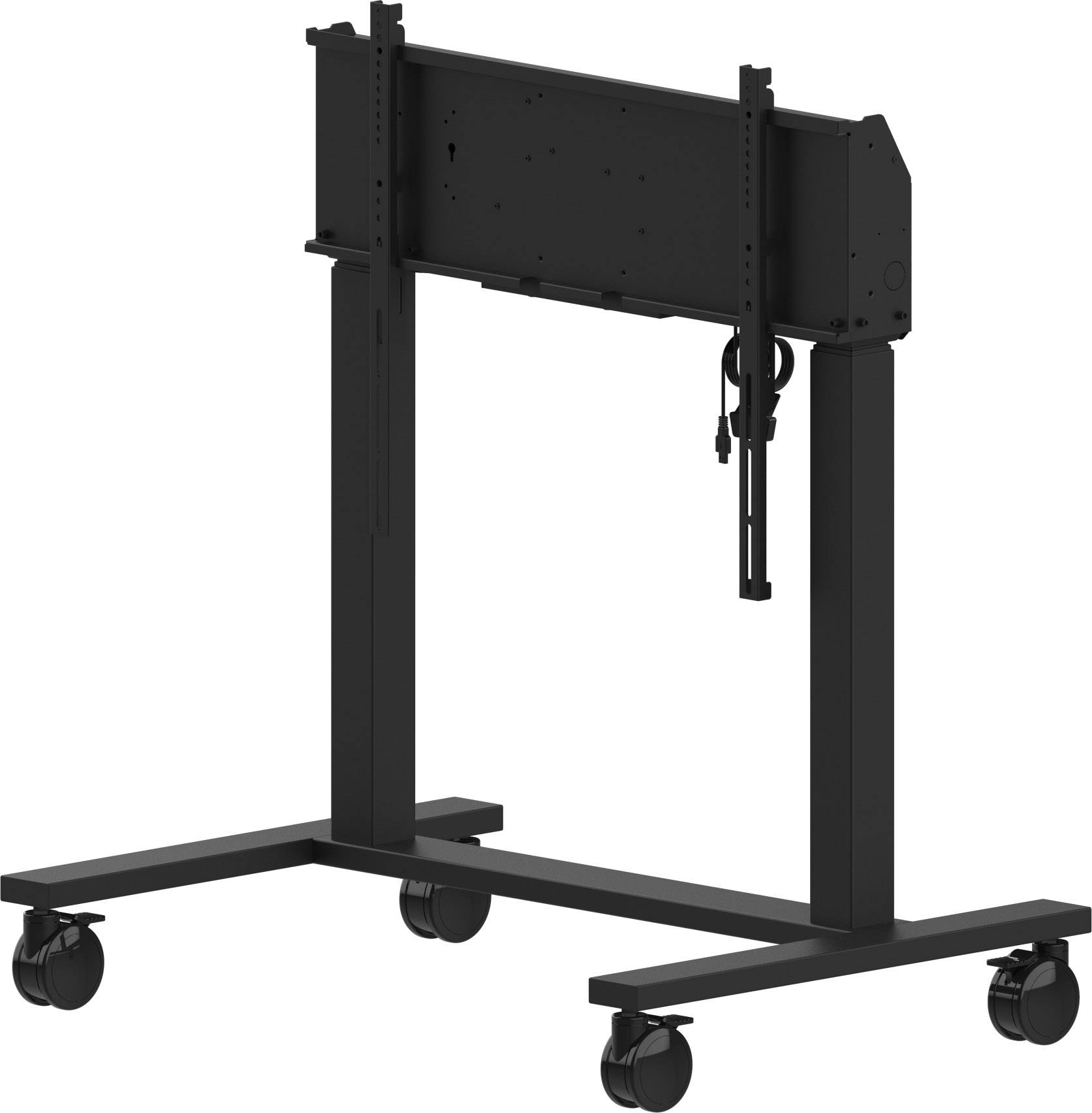 Rca Informatique - image du produit : ELECTRIC TWO-POST LIFT ON WHEELS FOR MONITORS UP TO 98IN 1