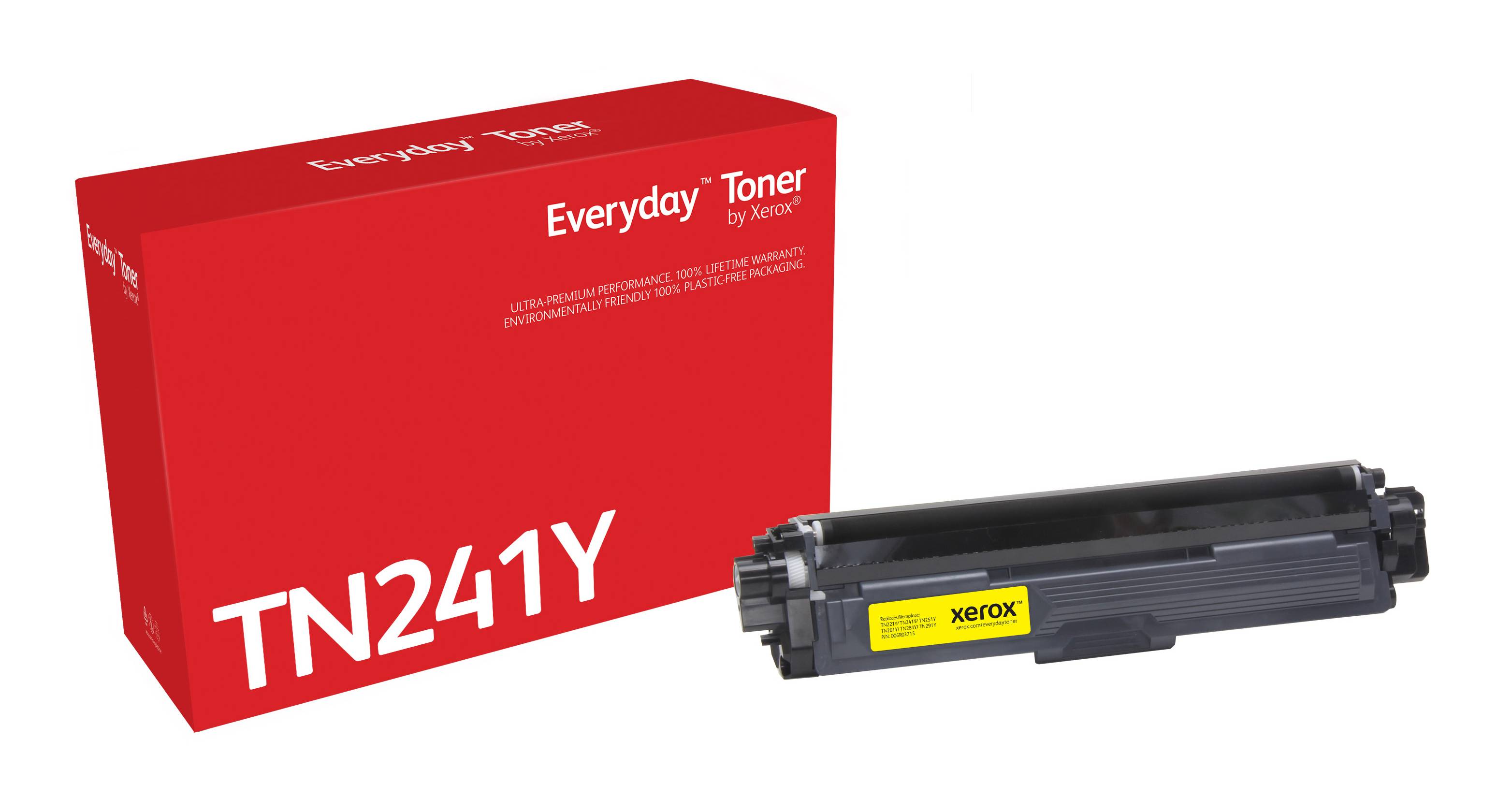 Rca Informatique - image du produit : TONER YELLOW CARTRIDGE EQUIVALENT TO BROTHER TN241Y