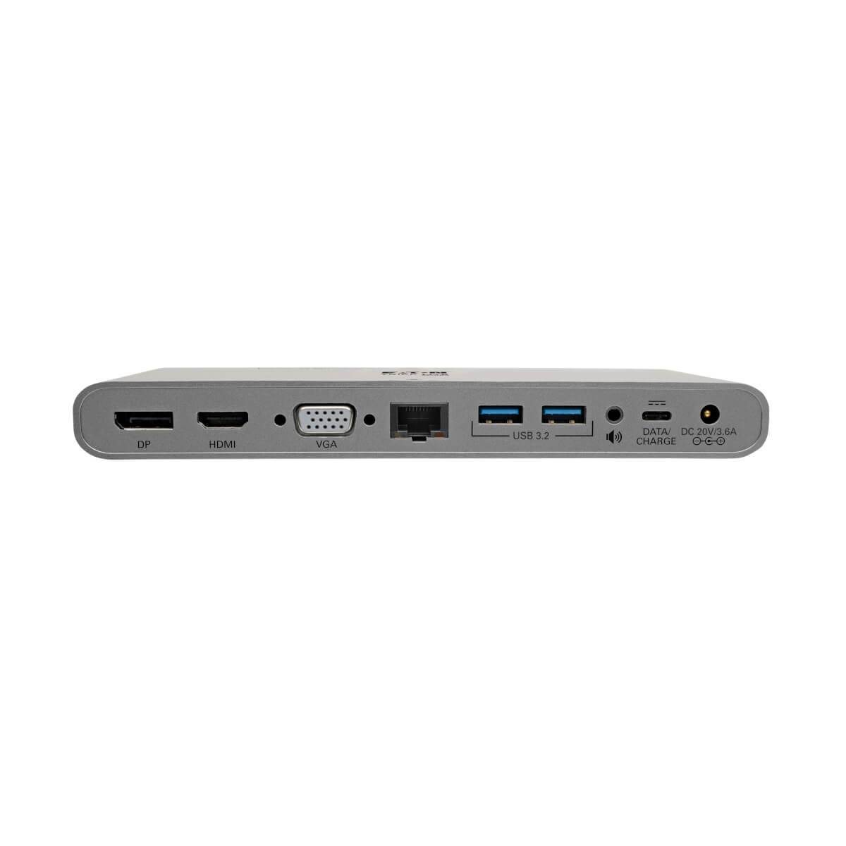 Rca Informatique - image du produit : USB-C DOCK TRIPLE DISPLAY - 4K HDMI/DISPLAYPORT VGA USB 3.2 GEN