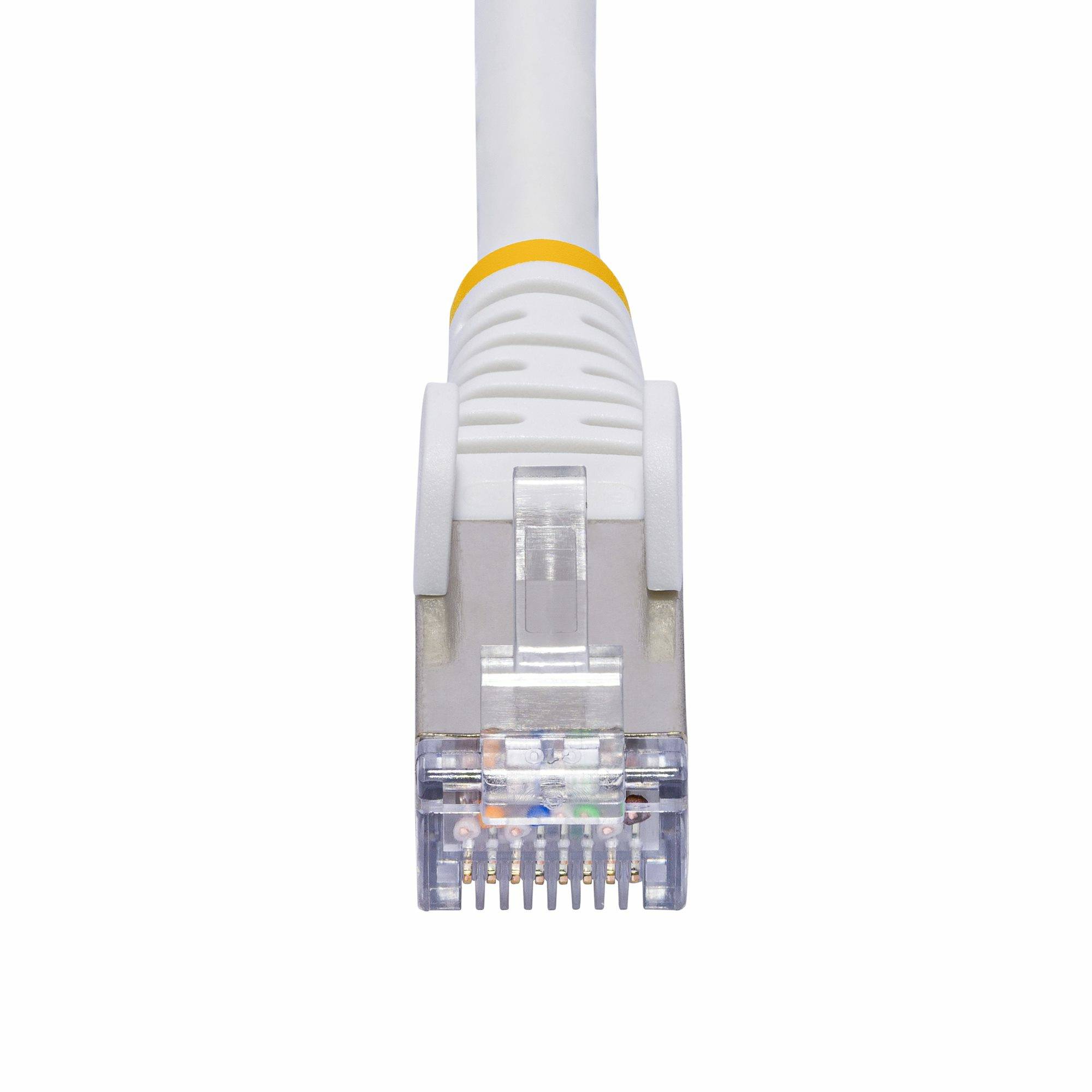 Rca Informatique - image du produit : CAT8 ETHERNET CABLE WHITE 25G/40G S/FTP LSZH 100W POE