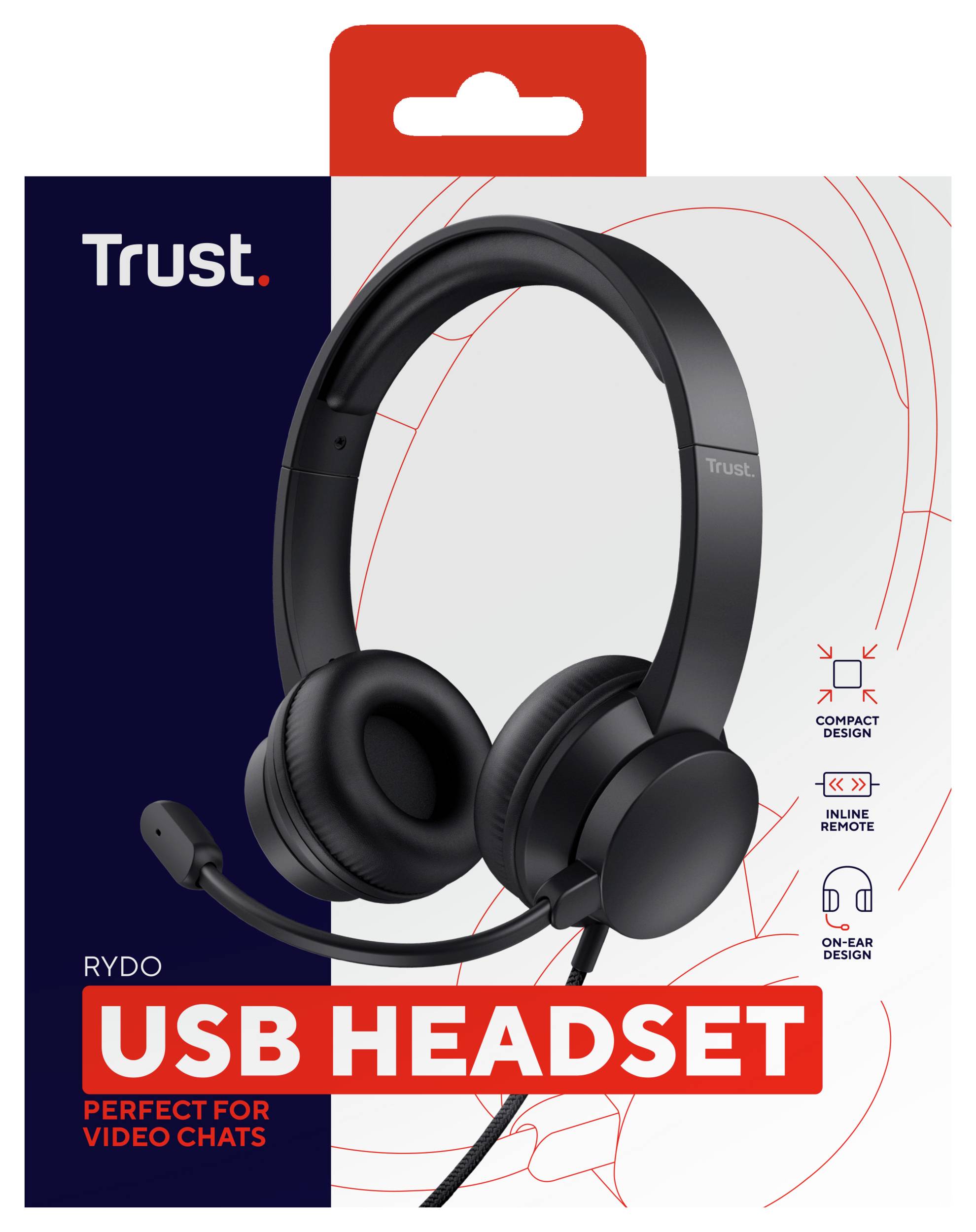 Rca Informatique - image du produit : RYDO USB HEADSET