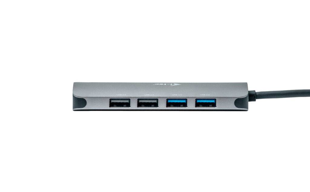 Rca Informatique - image du produit : USB-C METAL NANO 2X HDMI DOCKING STATION + PD 100W