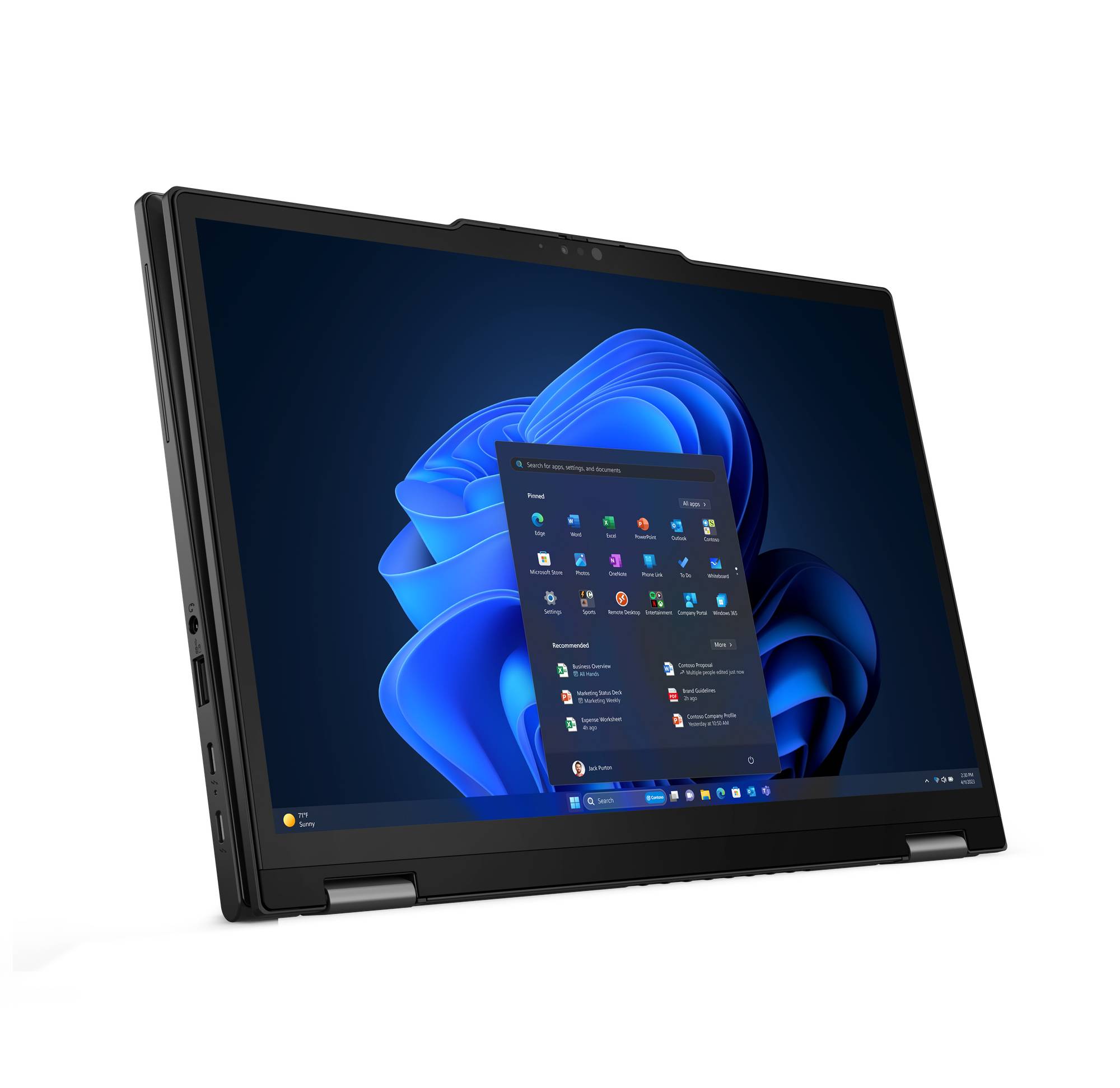 Rca Informatique - image du produit : THINKPAD X13 2IN1 ULTRA 5 125U 512GB 16GB 13IN NOOD W11P