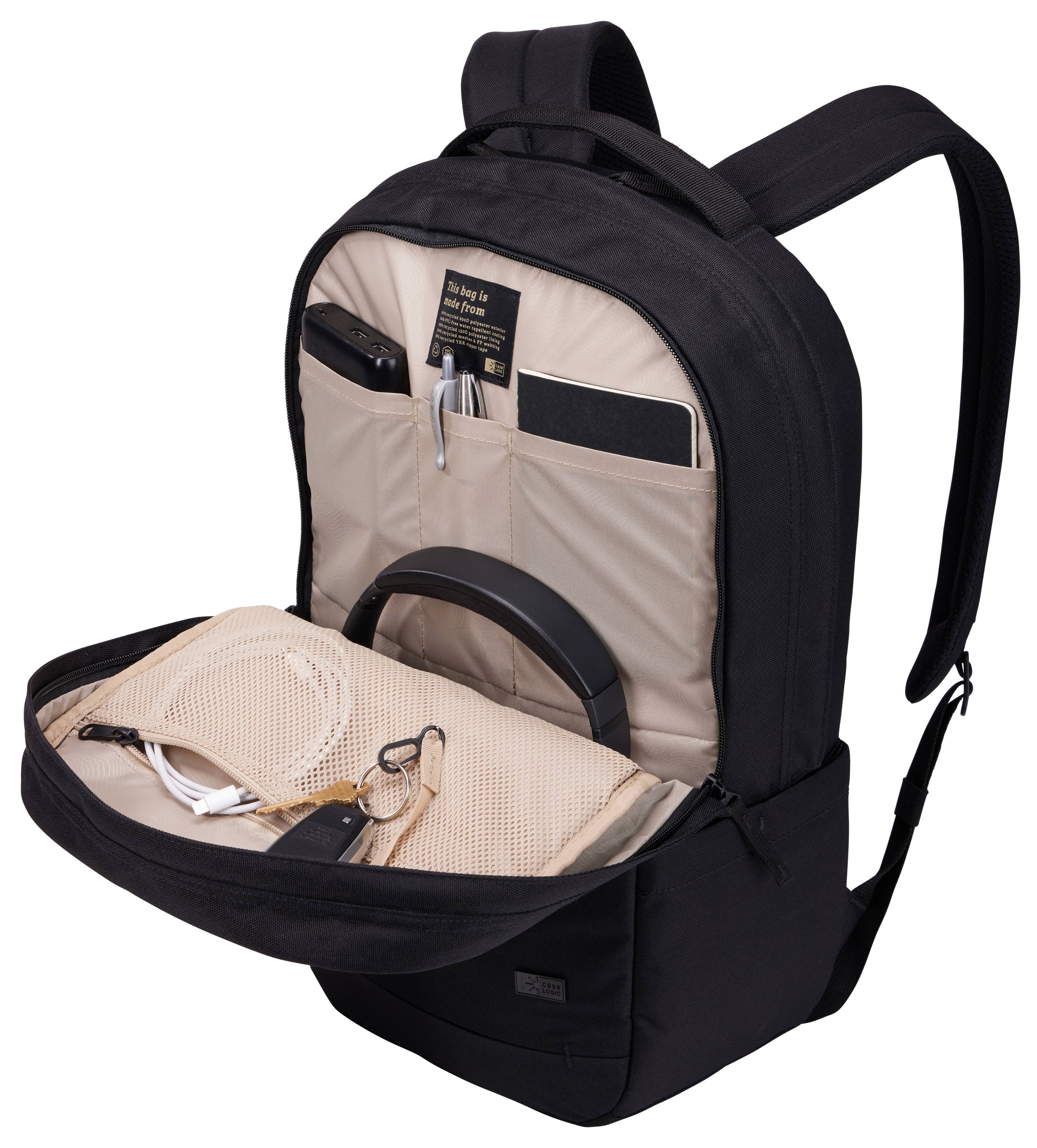 Rca Informatique - image du produit : INVIBP116 BLACK INVIGO ECO BACKPACK 15.6IN