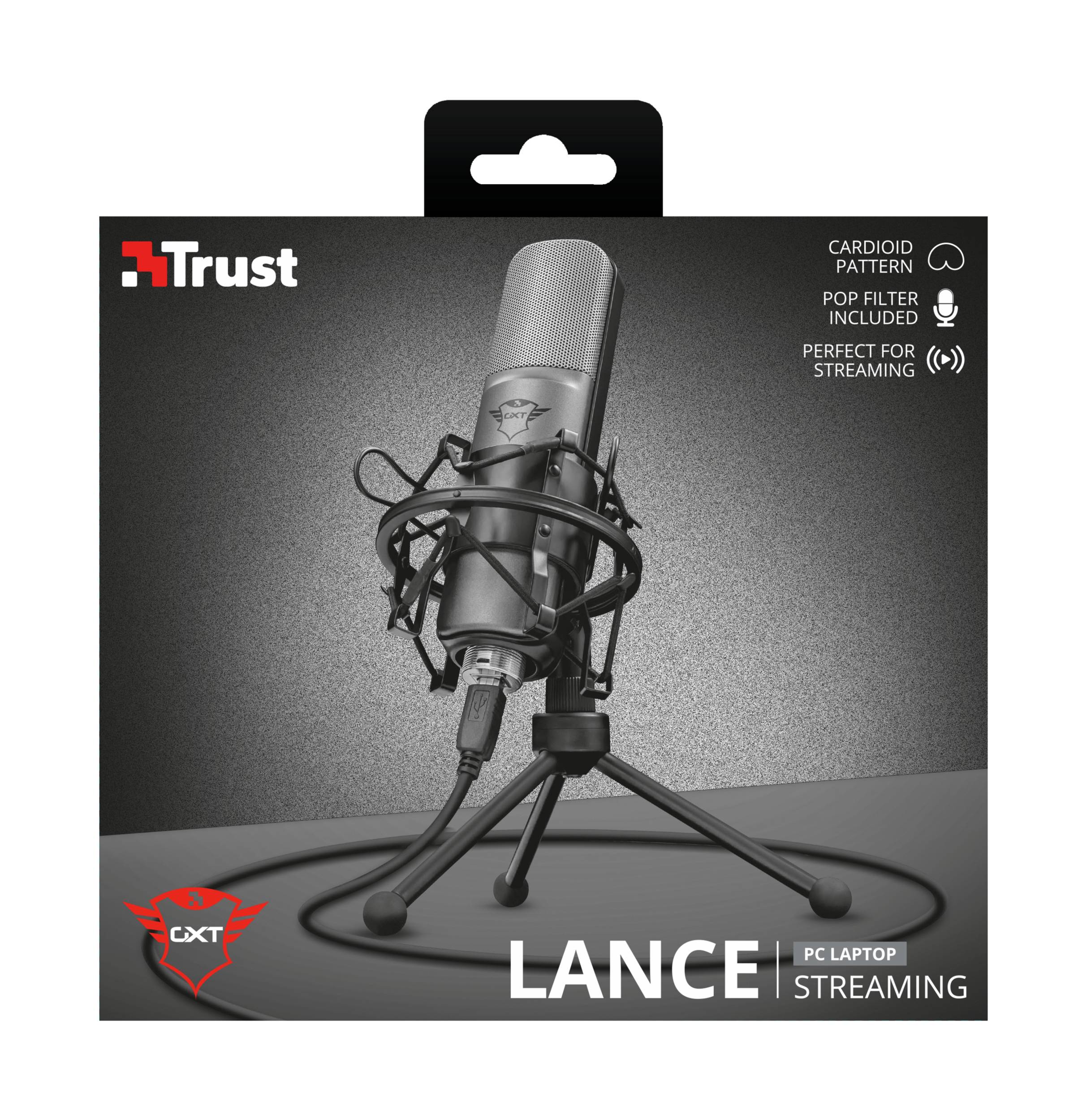 Rca Informatique - image du produit : GXT 242 LANCE STREAMING MICROPHONE BQ 18