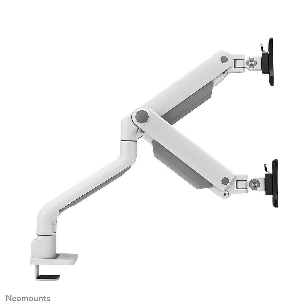 Rca Informatique - image du produit : NEOMOUNTS SELECT DESK MOUNT DOUBLE DISPLAY (TOPFIX CLAMP/GRO