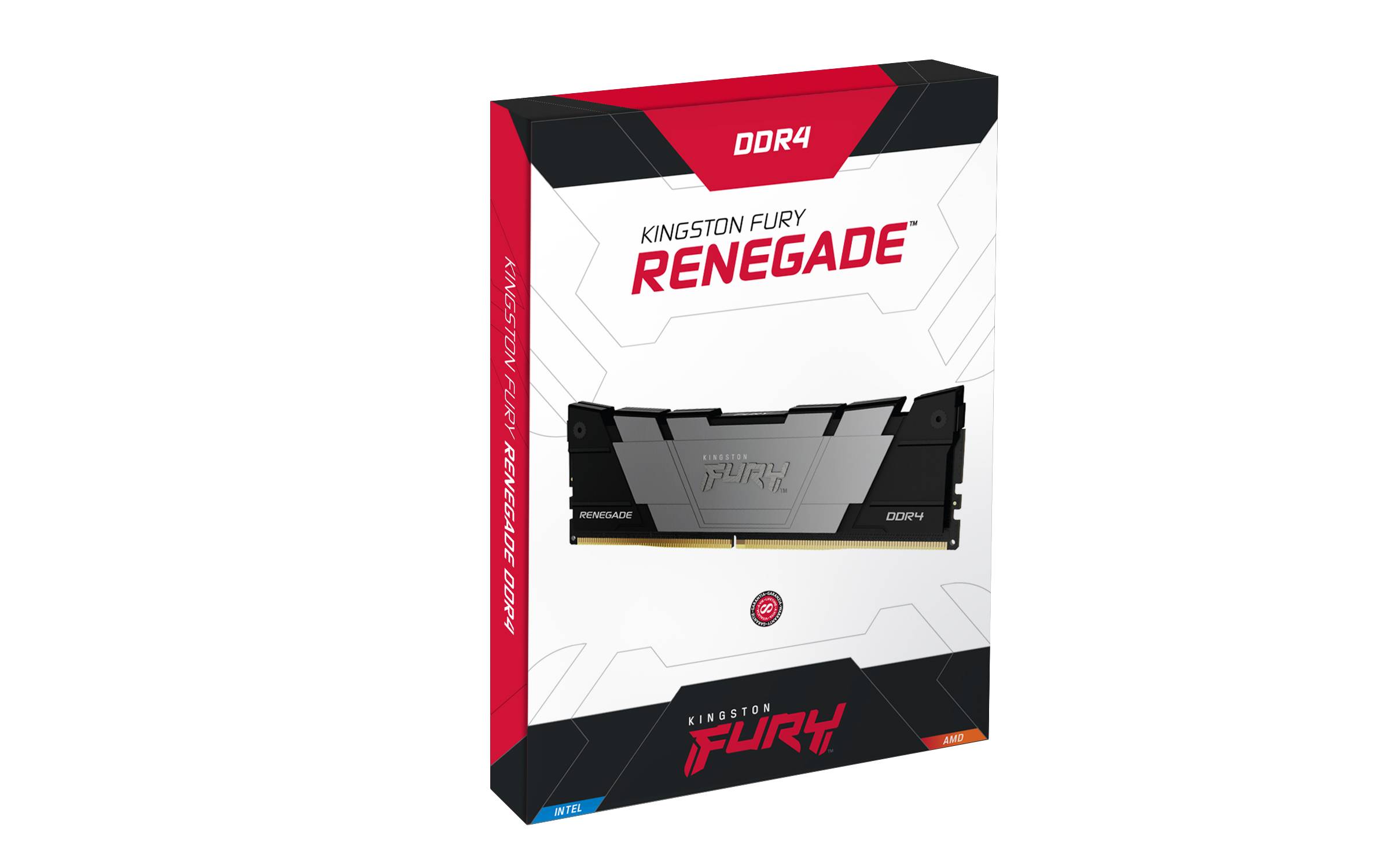 Rca Informatique - image du produit : 32GB DDR4-3200MT/S CL16 DIMM FURY RENEGADE BLACK