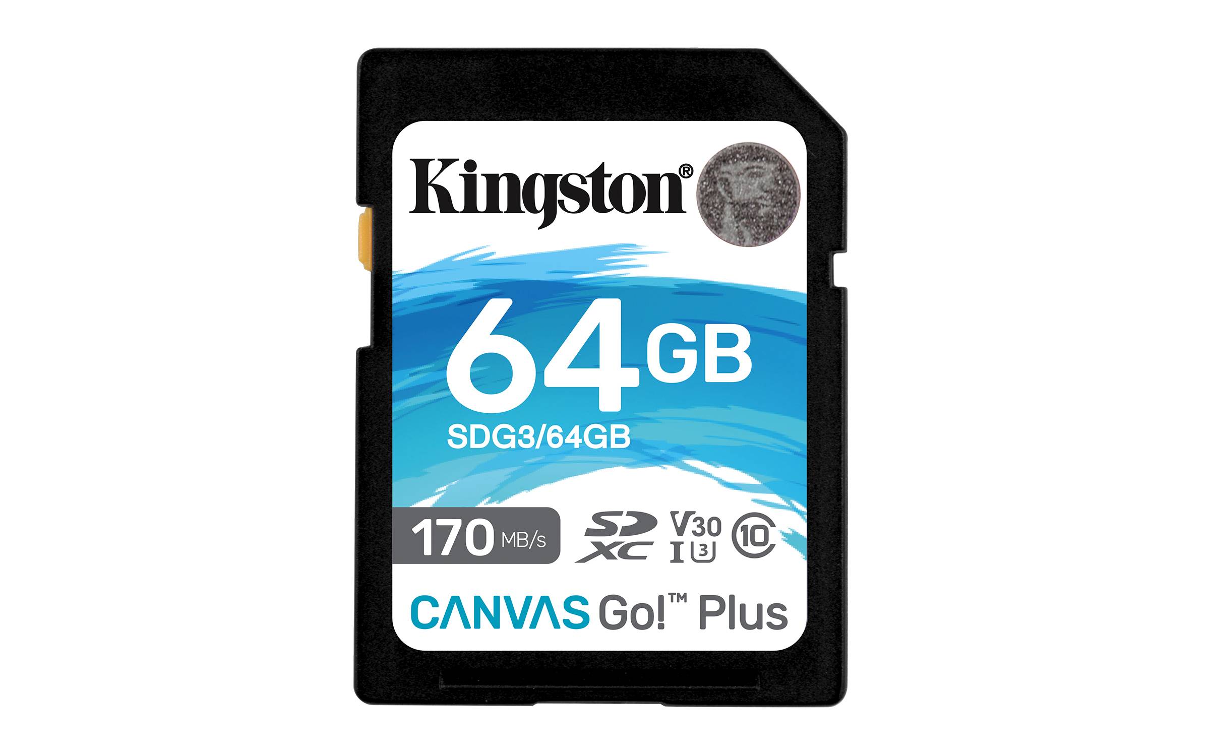 Rca Informatique - image du produit : 64GB SDXC CANVAS GO PLUS 170R C10 UHS-I U3 V30