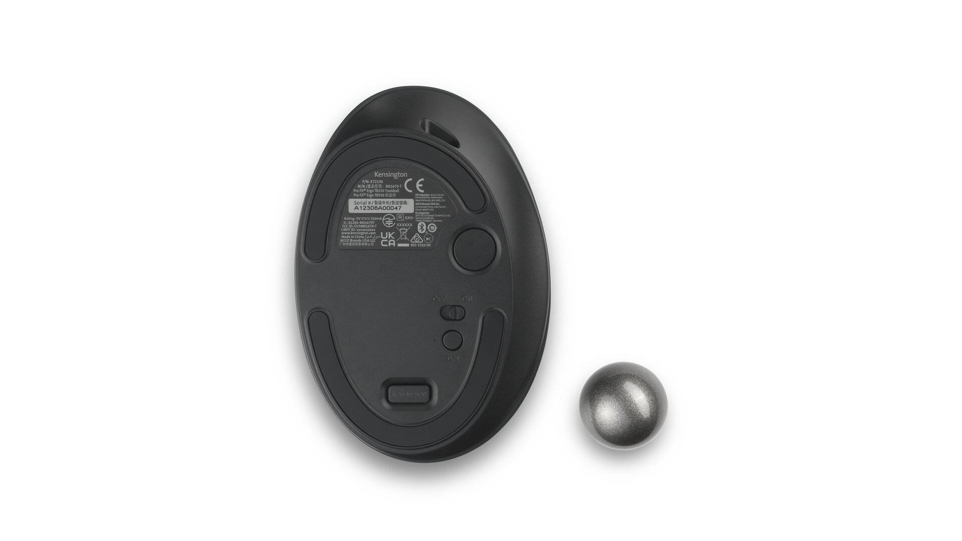 Rca Informatique - image du produit : PROFIT ERGO TB550 TRACKBALL F PROFIT ERGO TB550 TRACKBALL UN