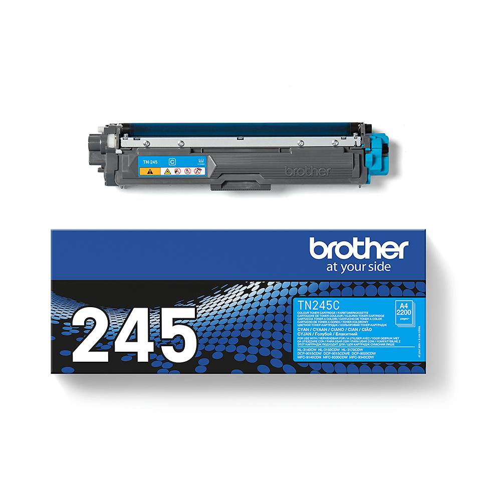 Rca Informatique - image du produit : TN-245C TONER CYAN 2200 PG F/HL3140/3150/3170 MFC9140CDN