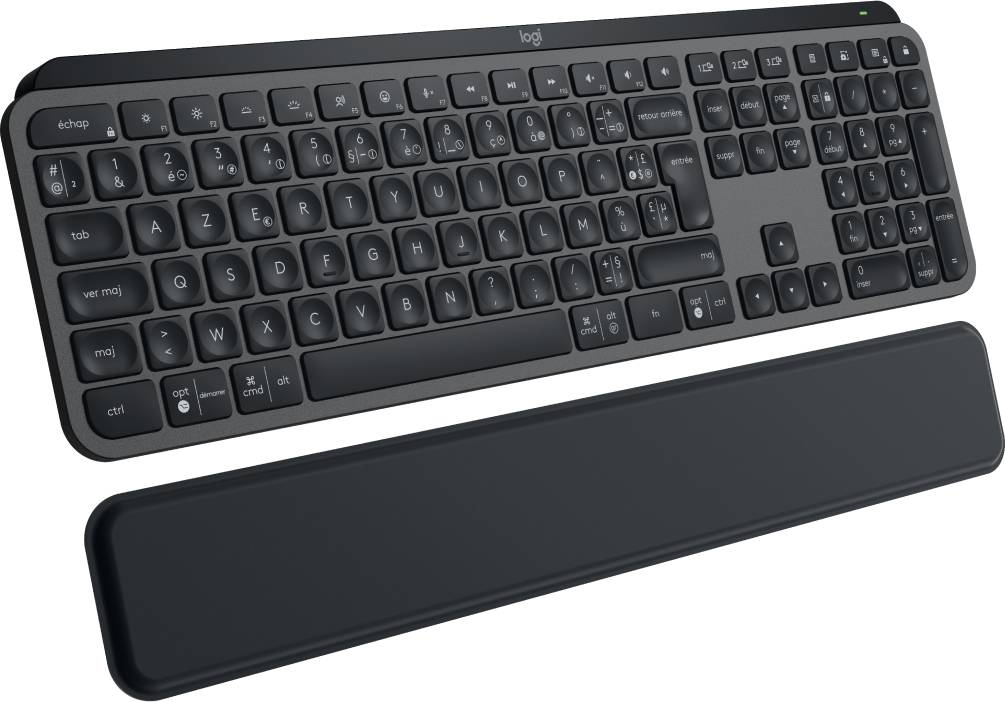 Rca Informatique - image du produit : MX KEYS S - GRAPHITE - FRA - BT - N/A CENTRAL-419 PLUS PALMREST