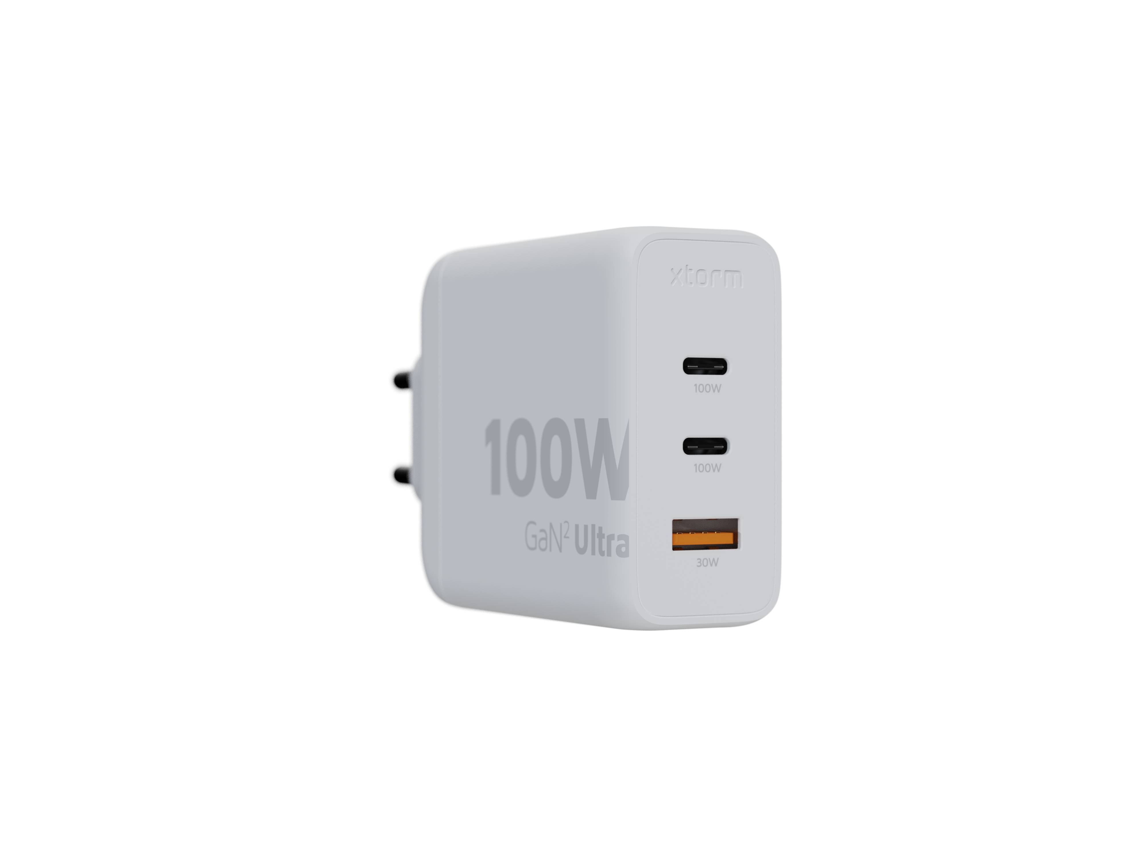 Rca Informatique - image du produit : WALL CHARGER GAN2 100W XTORM - WHITE