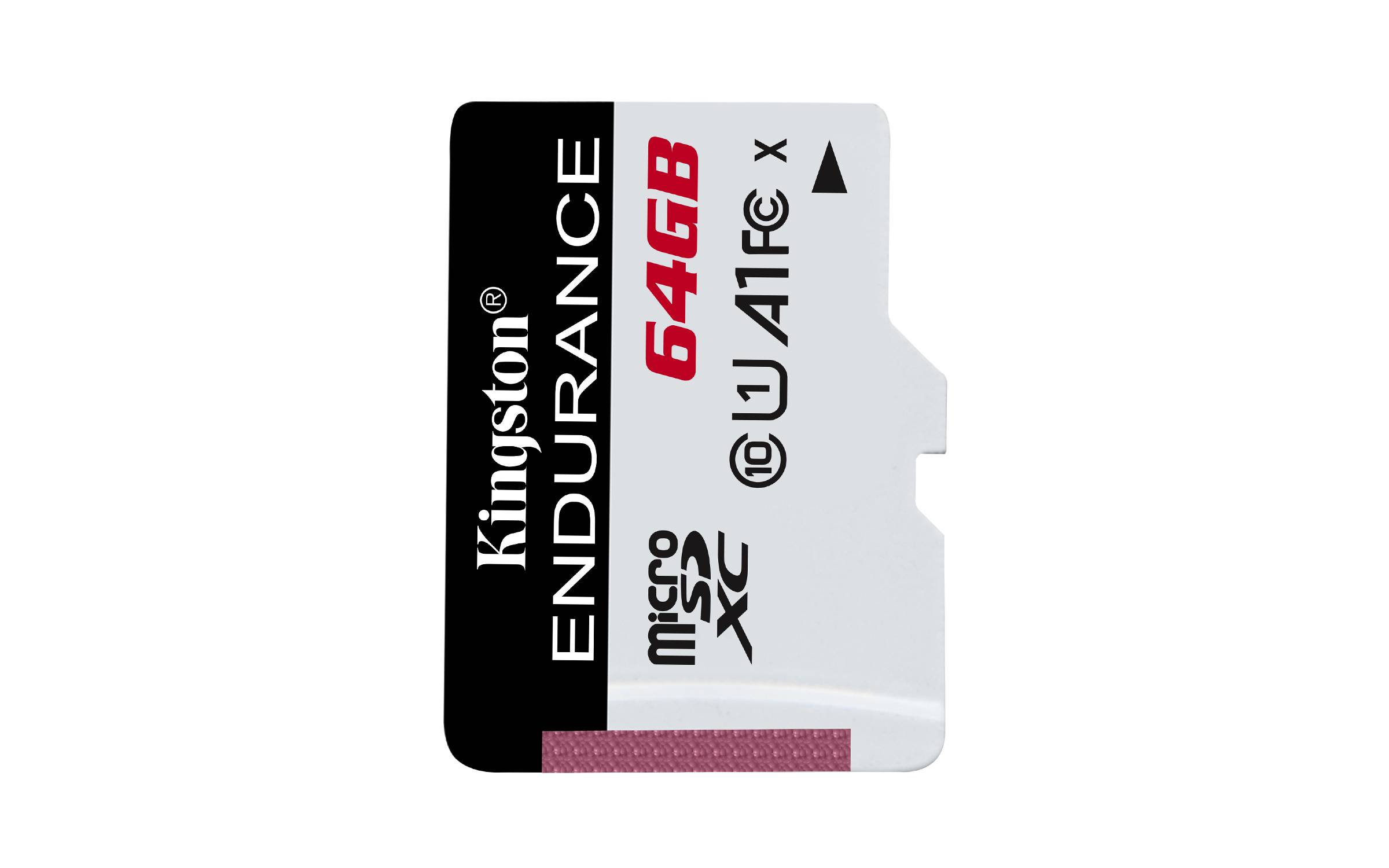 Rca Informatique - image du produit : 64GBMICROSDXC ENDURANCE 95R/30W C10 A1 UHS-I CARD ONLY