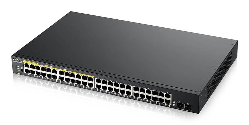 Rca Informatique - image du produit : GS1900-48HP V2 48 PORT GBE L2 POE+ SMART SWITCH