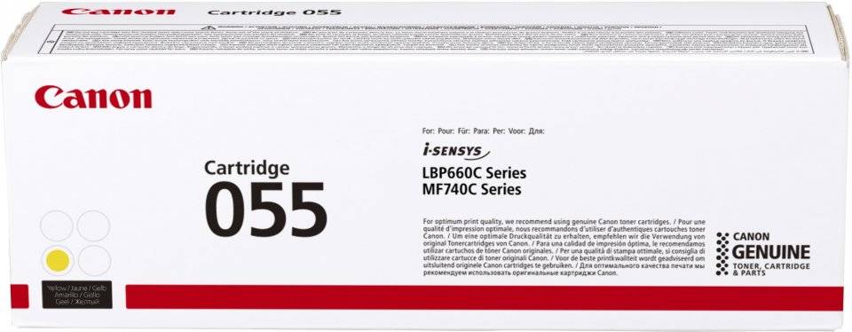 Rca Informatique - Image du produit : CARTRIDGE 055 Y LBP CART 055Y