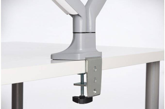 Rca Informatique - image du produit : ONE-TOUCH HEIGHT ADJUSTABLE DUAL MONITOR ARM