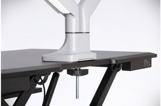 Rca Informatique - image du produit : ONE-TOUCH HEIGHT ADJUSTABLE DUAL MONITOR ARM