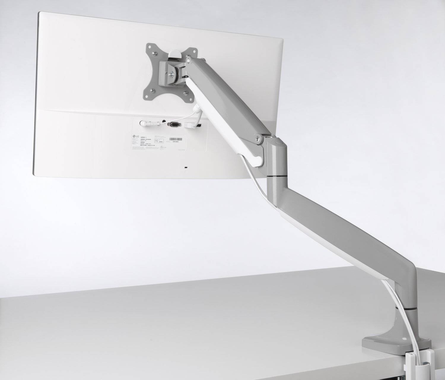 Rca Informatique - image du produit : ONE-TOUCH HEIGHT ADJUSTABLE SINGLE MONITOR ARM