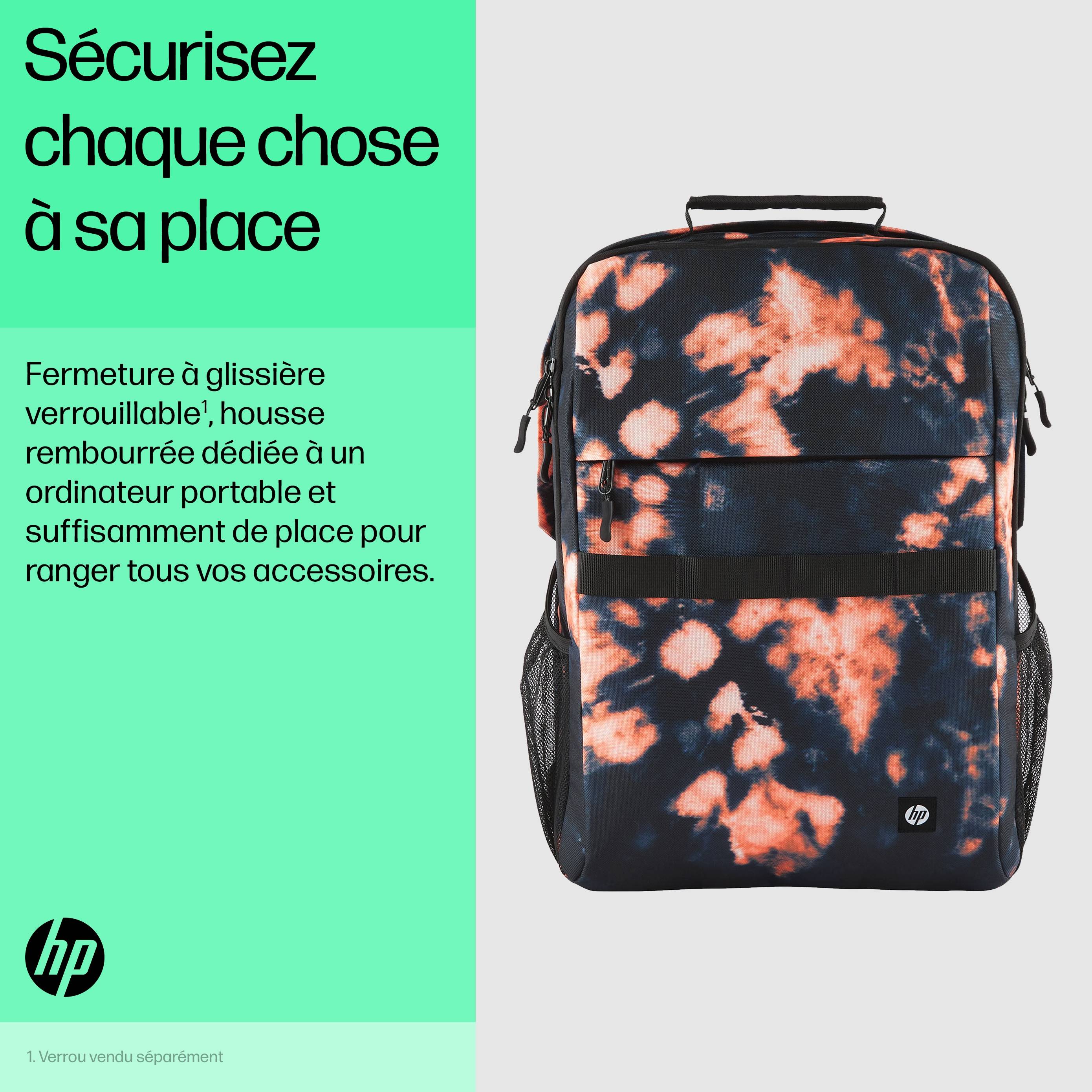 Rca Informatique - image du produit : HP CAMPUS XL TIE DYE BACKPACK