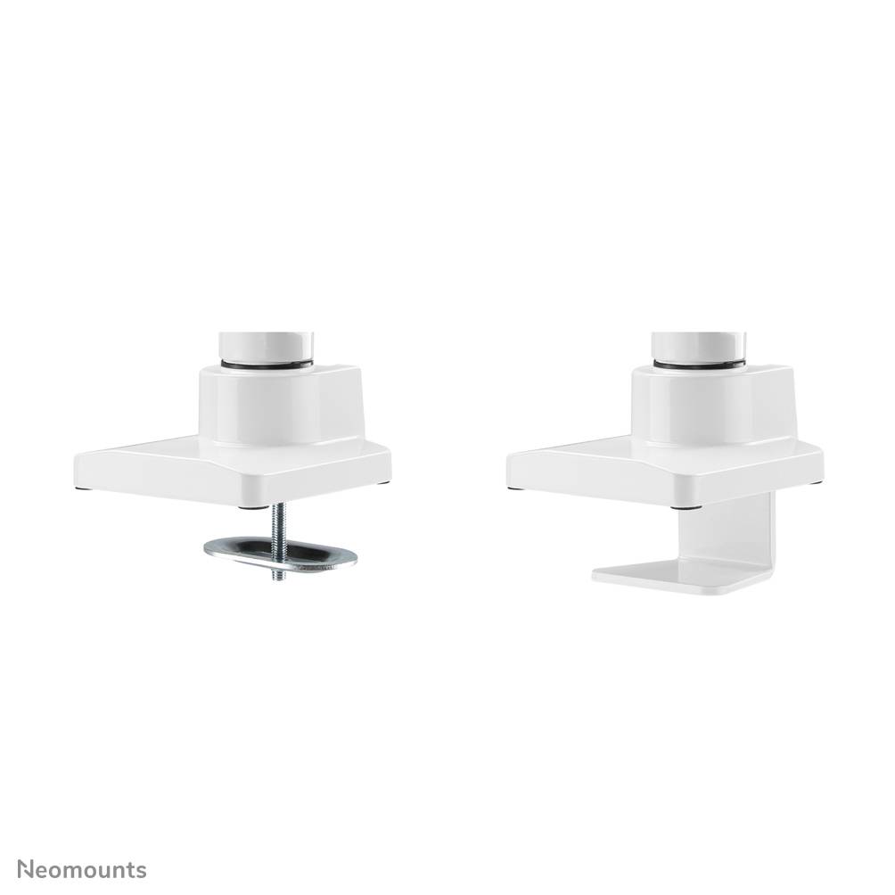 Rca Informatique - image du produit : NEOMOUNTS FLAT SCREEN DESK 10-49IN CLAMP/GROMMET WHITE