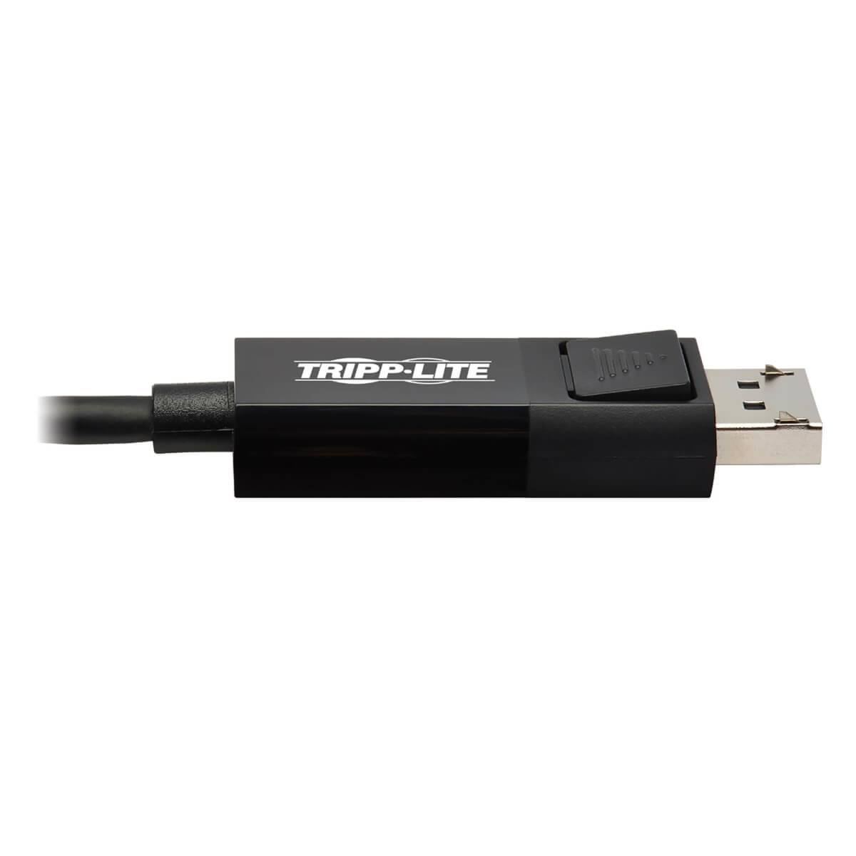 Rca Informatique - image du produit : USB-C TO DISPLAYPORT ADAPTER CBL TYPEC LOCK CONNECT BLK 0.91M