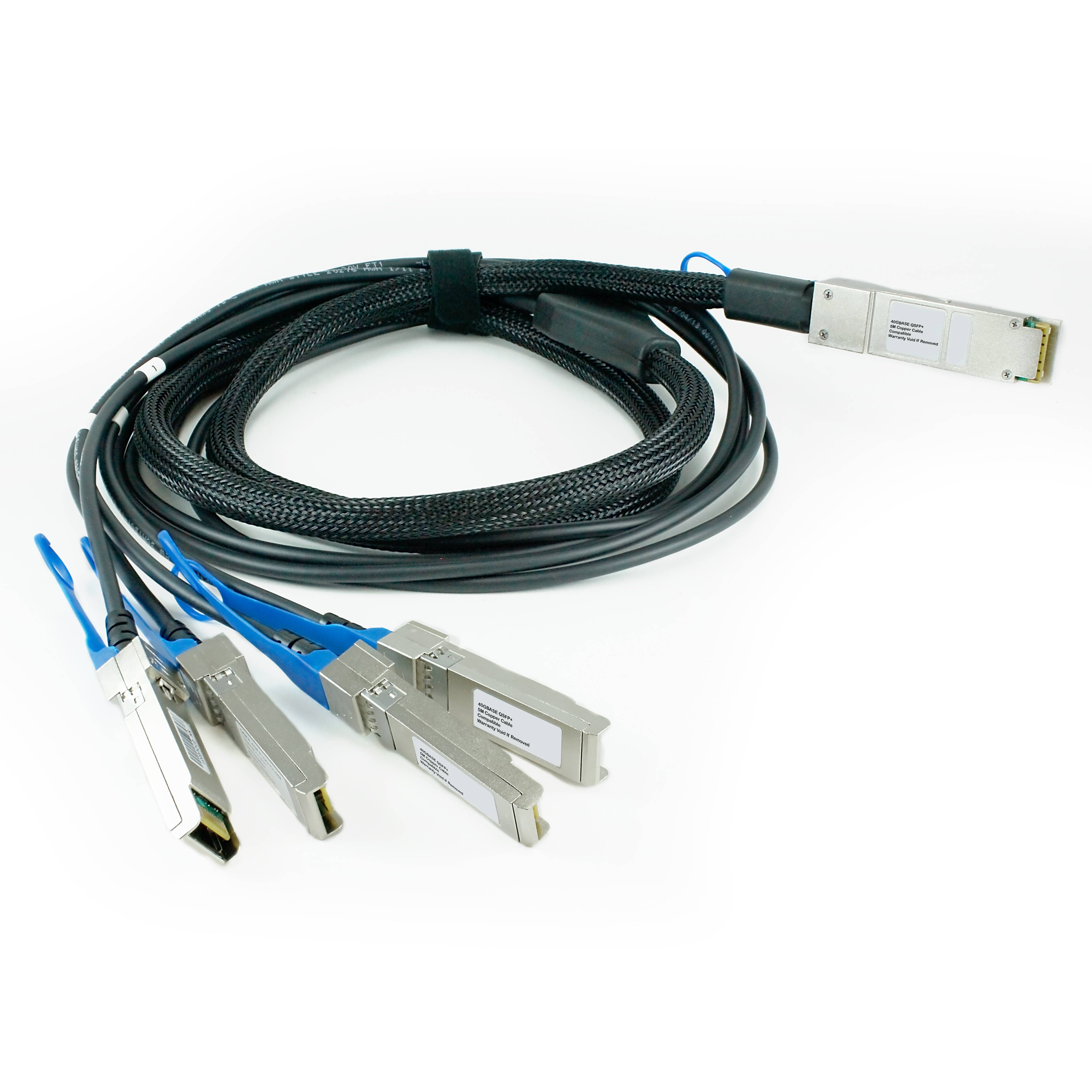 Rca Informatique - image du produit : ORIGIN 40G QSFP+ TO 4X10G SFP+ DAC SPLITTER CABLE HP X240 COMPA