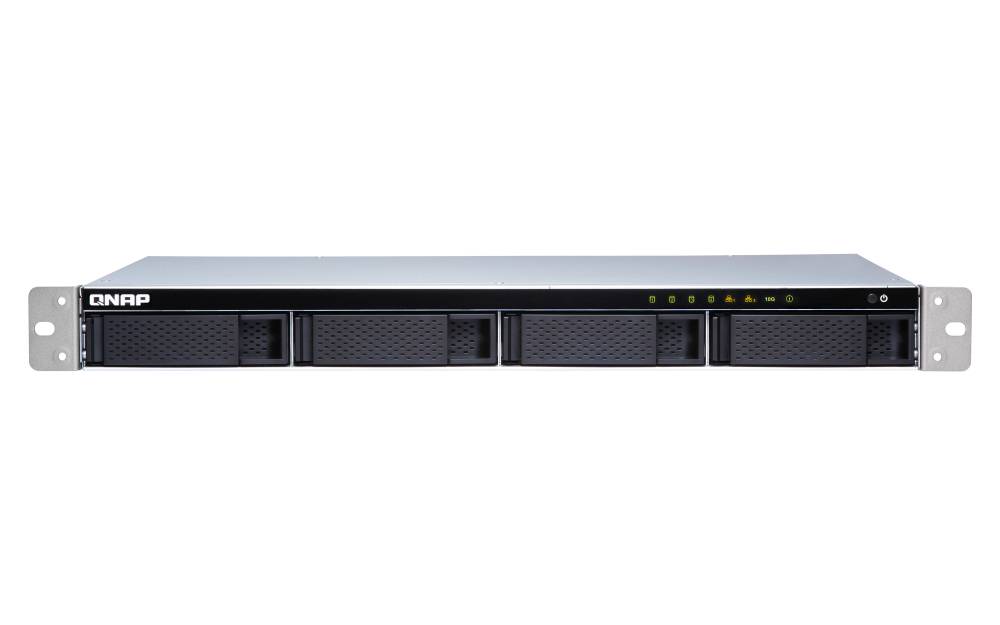 Rca Informatique - image du produit : 4-BAY QUAD-CORE 1.7 GHZ SHORT-DEPTH RACKMOUNT NAS WITH 1