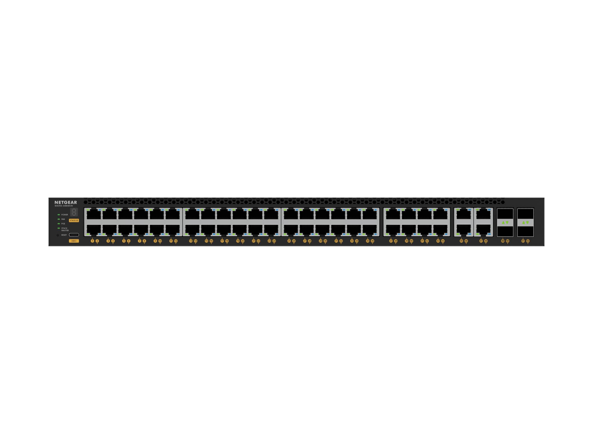 Rca Informatique - image du produit : 52PT M4350-44M4X4V MANAGED SWITCH