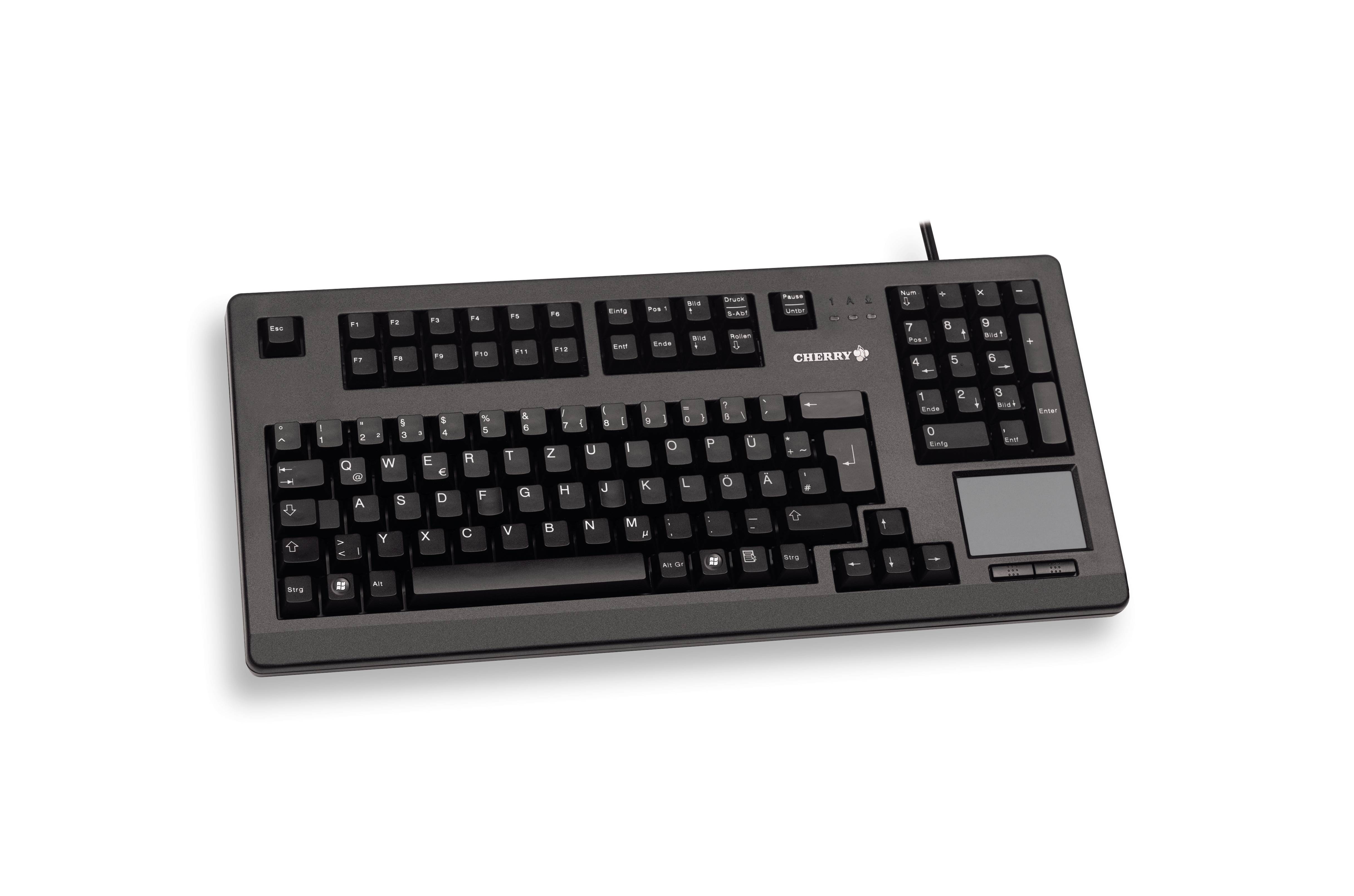 Rca Informatique - image du produit : CHERRY TOUCHBOARD BLACK KEYBOARD USB FRENCH