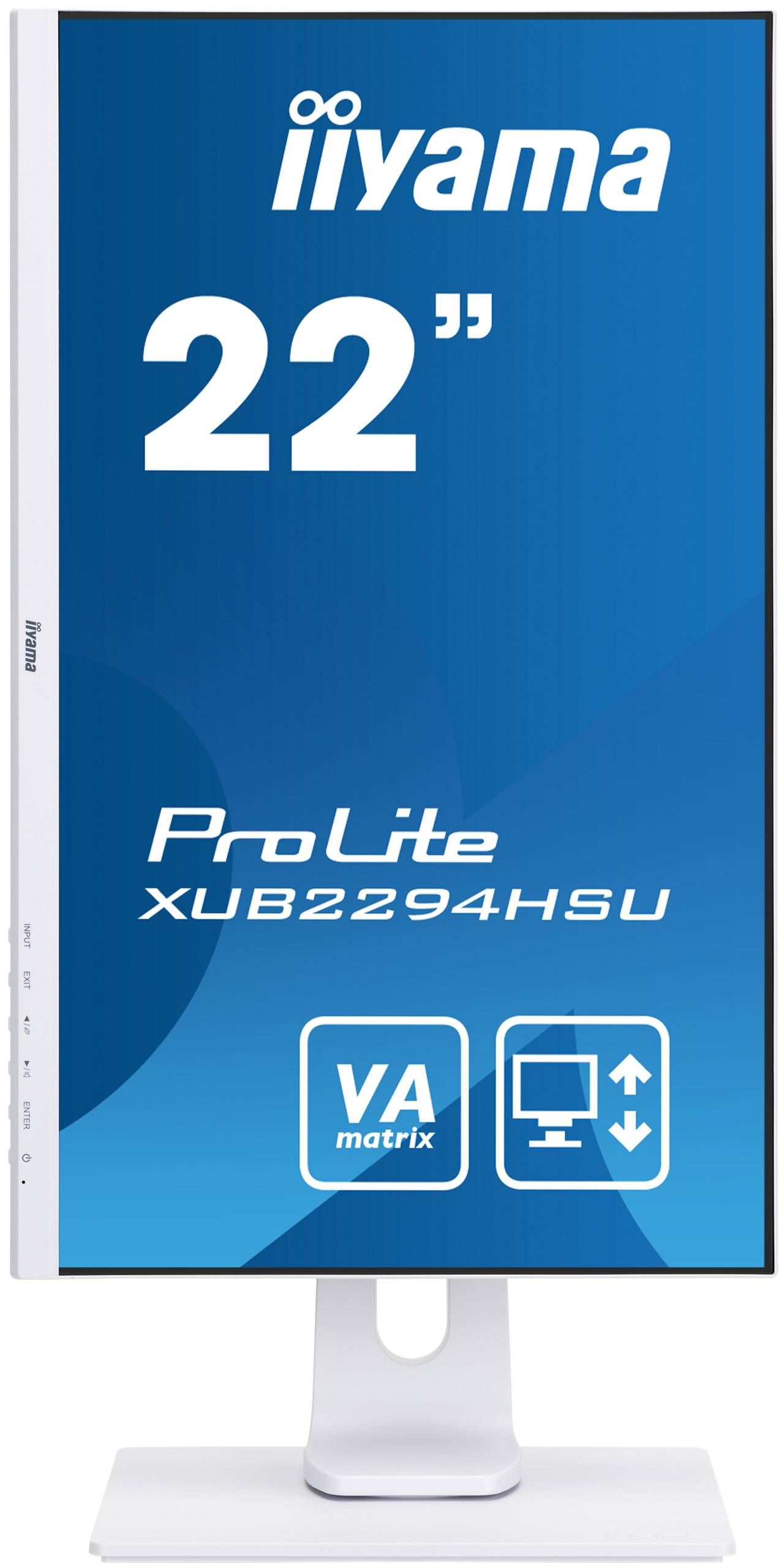 Rca Informatique - image du produit : XUB2294HSU-W1 3000:1 VGA HDMI 215IN LCD 1920 X 1080 16:9 4MS