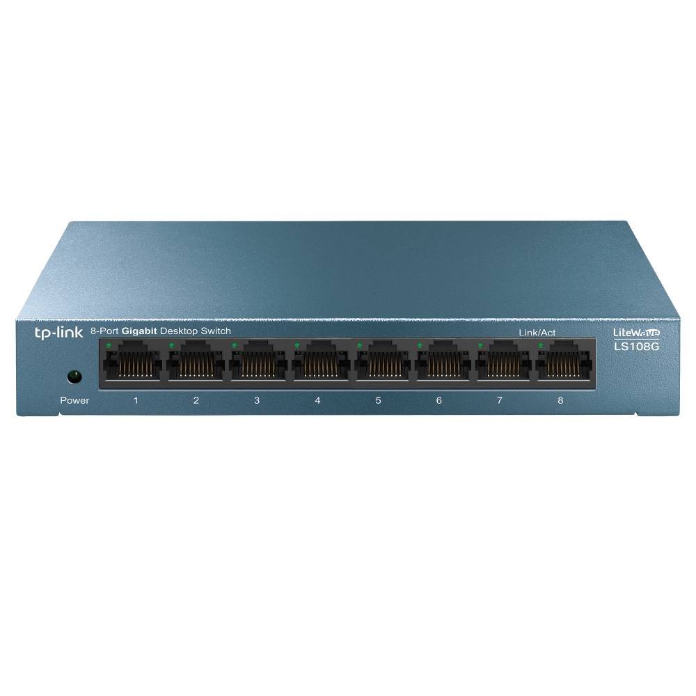 Rca Informatique - image du produit : LITEWAVE 8-PORT GIGABIT DESKTOP 8 GIGABIT RJ45 PORTS