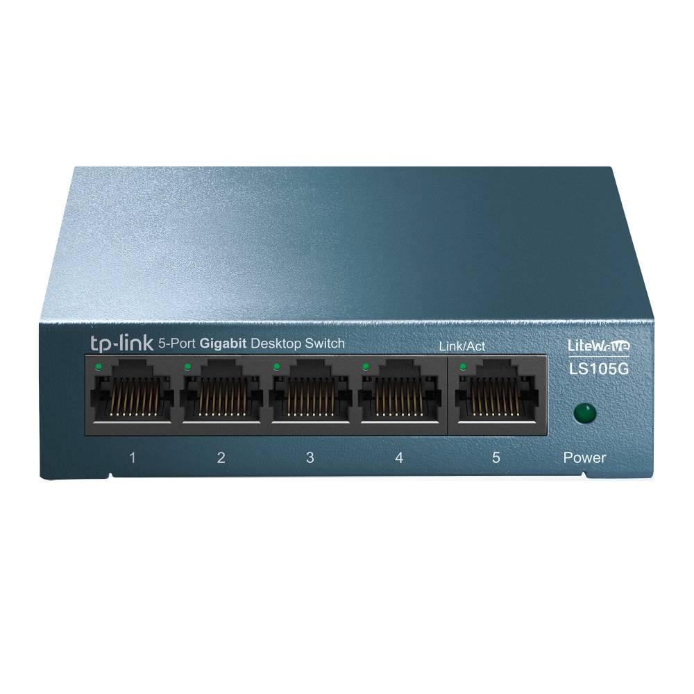 Rca Informatique - Image du produit : LITEWAVE 5-PORT GIGABIT DESKTOP 5 GIGABIT RJ45 PORTS