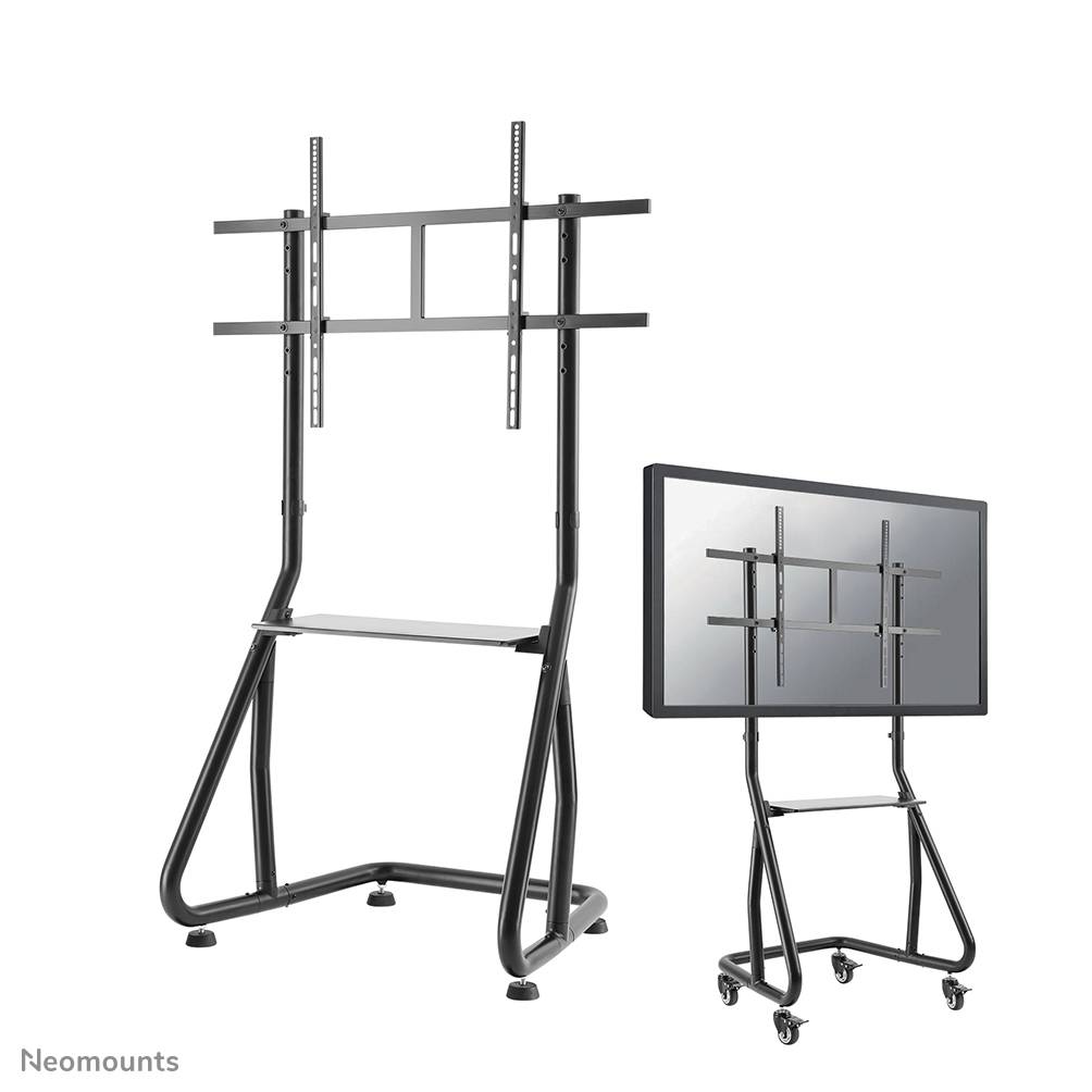 Rca Informatique - image du produit : MOBILE FLAT SCREEN FLOOR STAND (STAND+TROLLEY) (H152-169 CM)