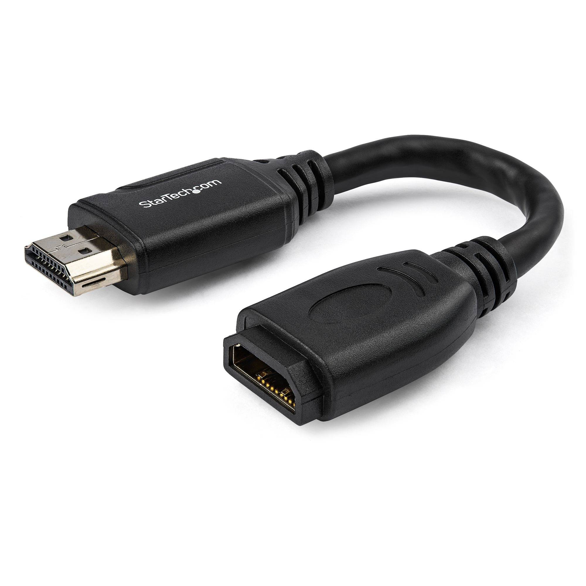 Rca Informatique - image du produit : 6IN HDMI 2.0 PORT SAVER CABLE - GRIPPING CONNECTOR - 4K 60HZ