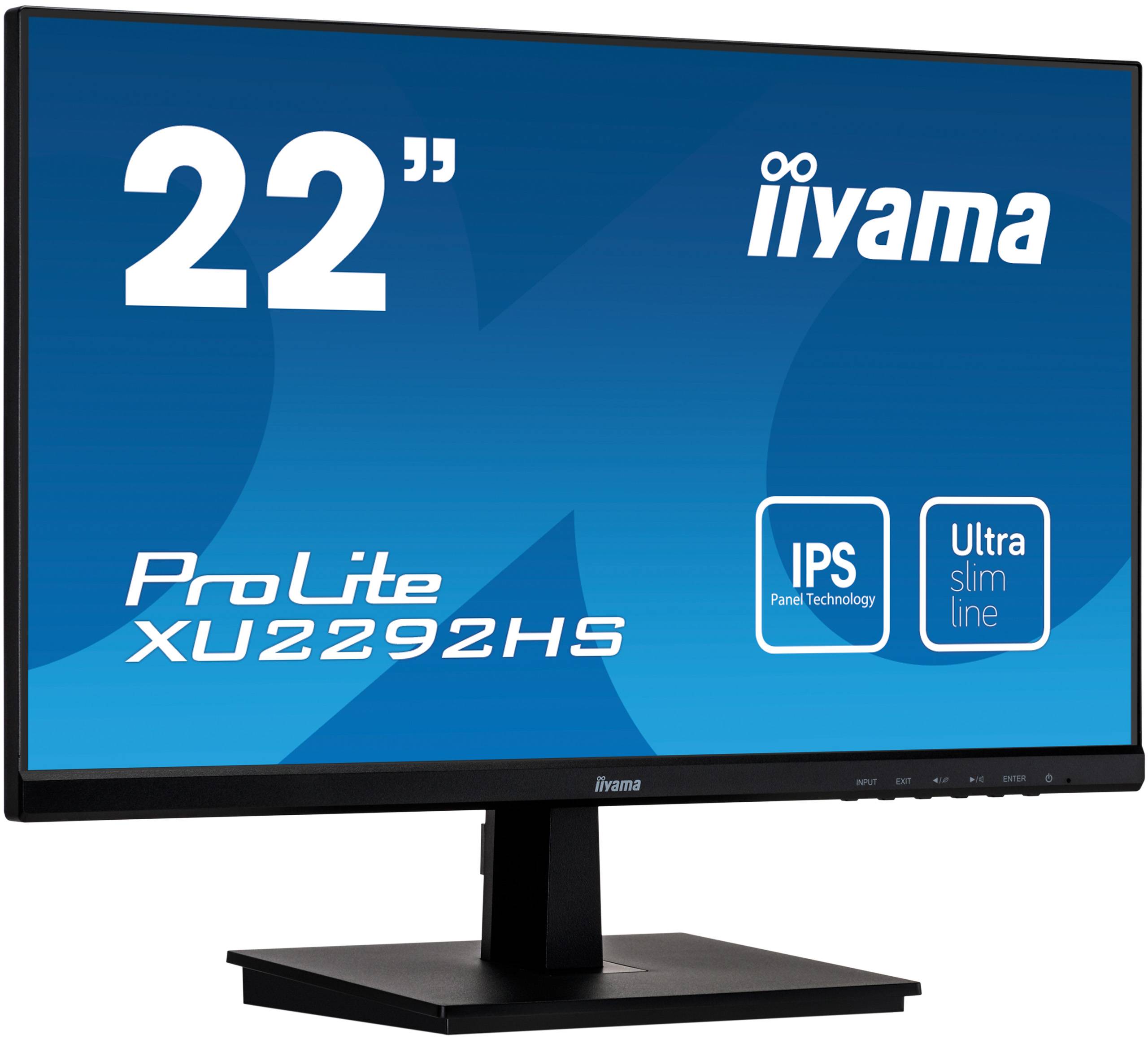 Rca Informatique - image du produit : XU2292HS-B1 1000:1 VHA HDMI DP 215IN LCD 1920 X 1080 16:9 4MS