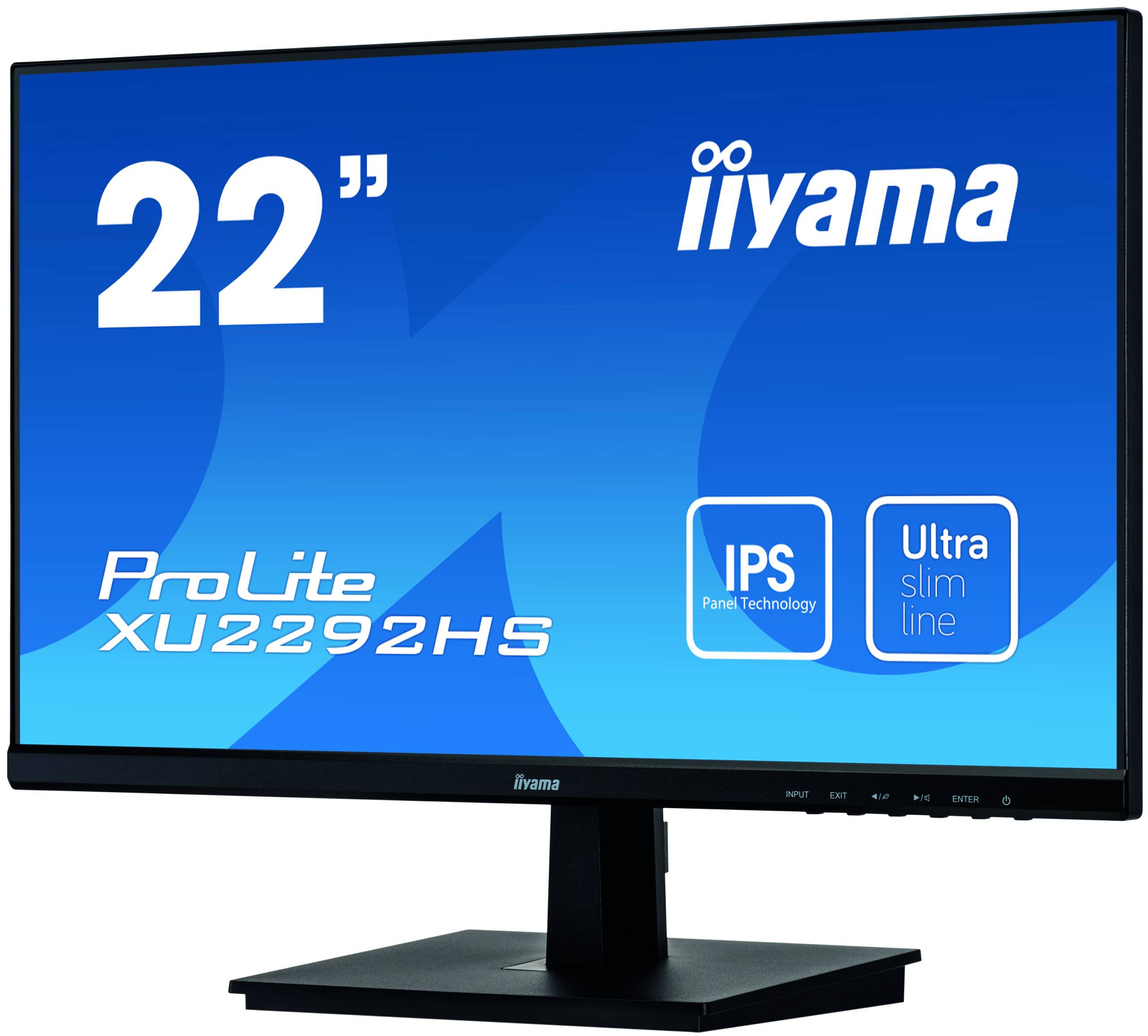 Rca Informatique - image du produit : XU2292HS-B1 1000:1 VHA HDMI DP 215IN LCD 1920 X 1080 16:9 4MS