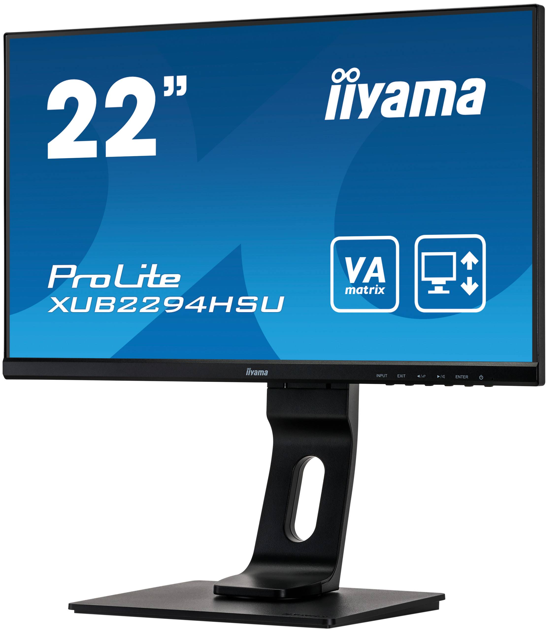 Rca Informatique - image du produit : XUB2294HSU-B1 3000:1 VHA HDMI 215IN LCD 1920 X 1080 16:9 4MS