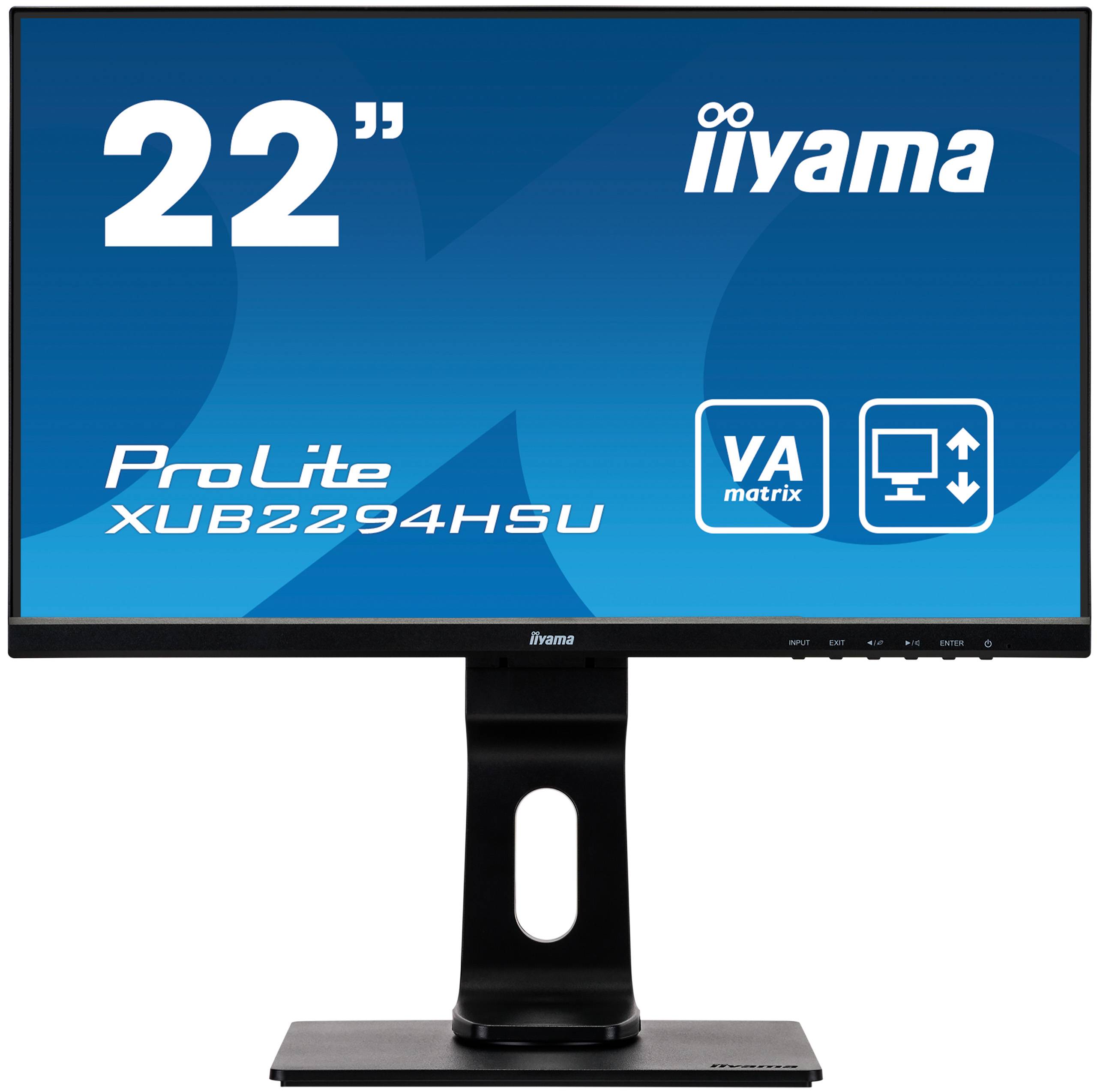 Rca Informatique - Image du produit : XUB2294HSU-B1 3000:1 VHA HDMI 215IN LCD 1920 X 1080 16:9 4MS